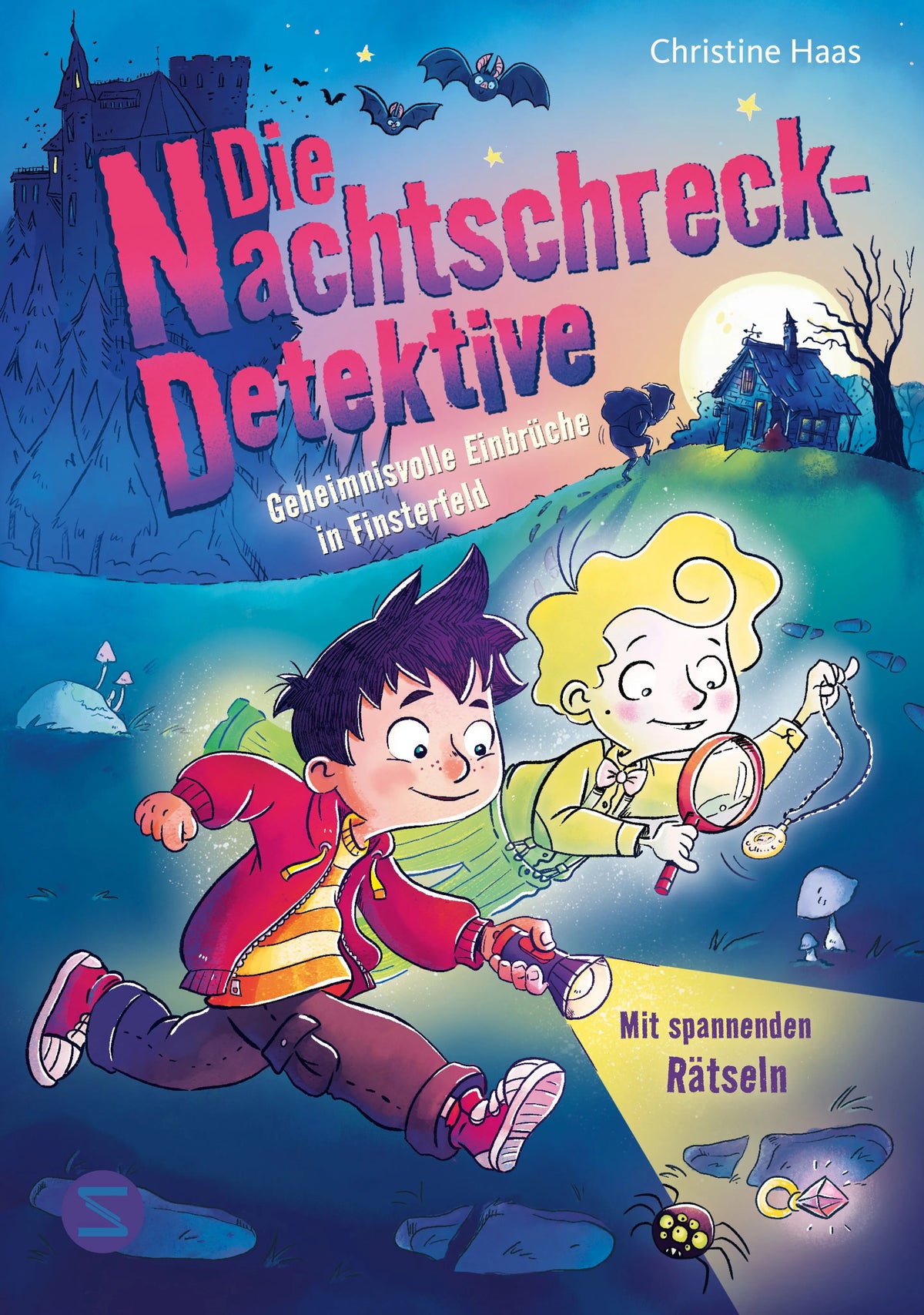 Cover: Die Nachtschreck-Detektive. Geheimnisvolle Einbrüche in Finsterfeld (Hardcover) von Christine Haas