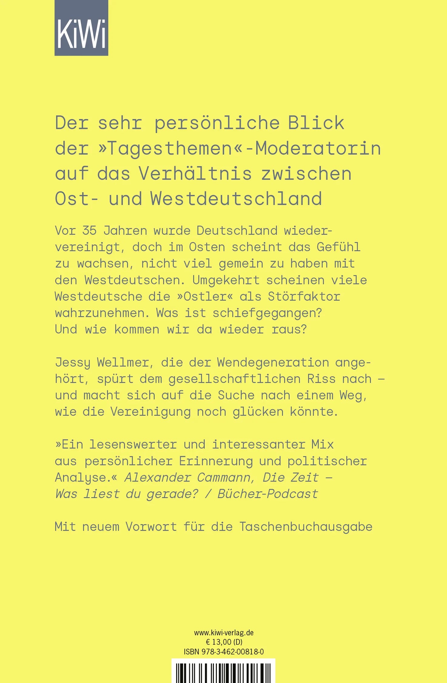 Buchrückseite von 'Die neue Entfremdung' mit Klappentext - Taschenbuch