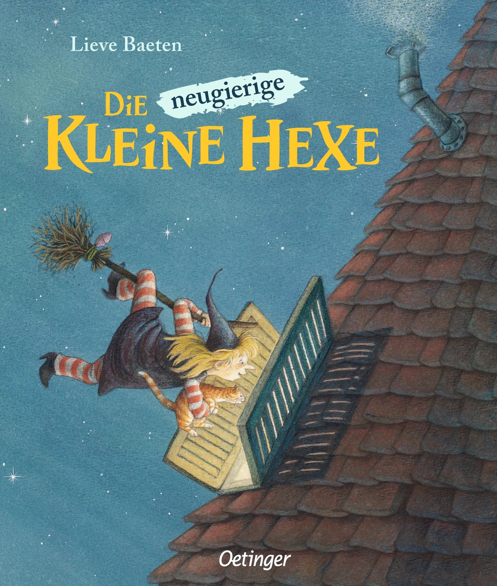 Buchcover von 'Die neugierige kleine Hexe' - Gebundene Ausgabe von Lieve Baeten