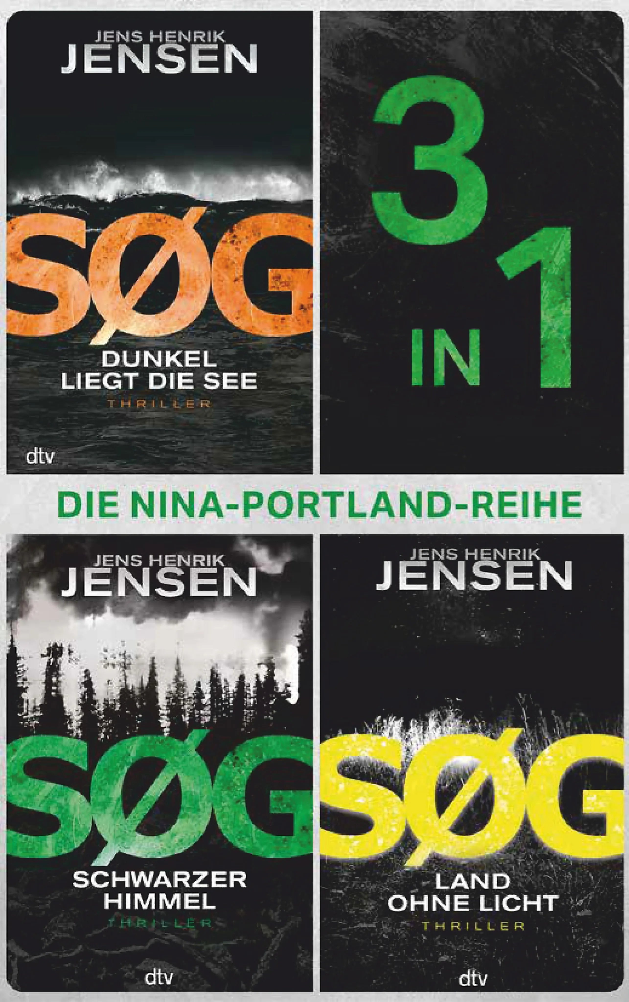 Cover: Die Nina-Portland-Reihe (E-Book) von Jens Henrik Jensen