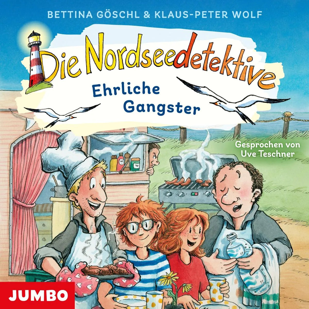 Cover: Die Nordseedetektive. Ehrliche Gangster (Hörbuch Download) von Klaus-Peter Wolf