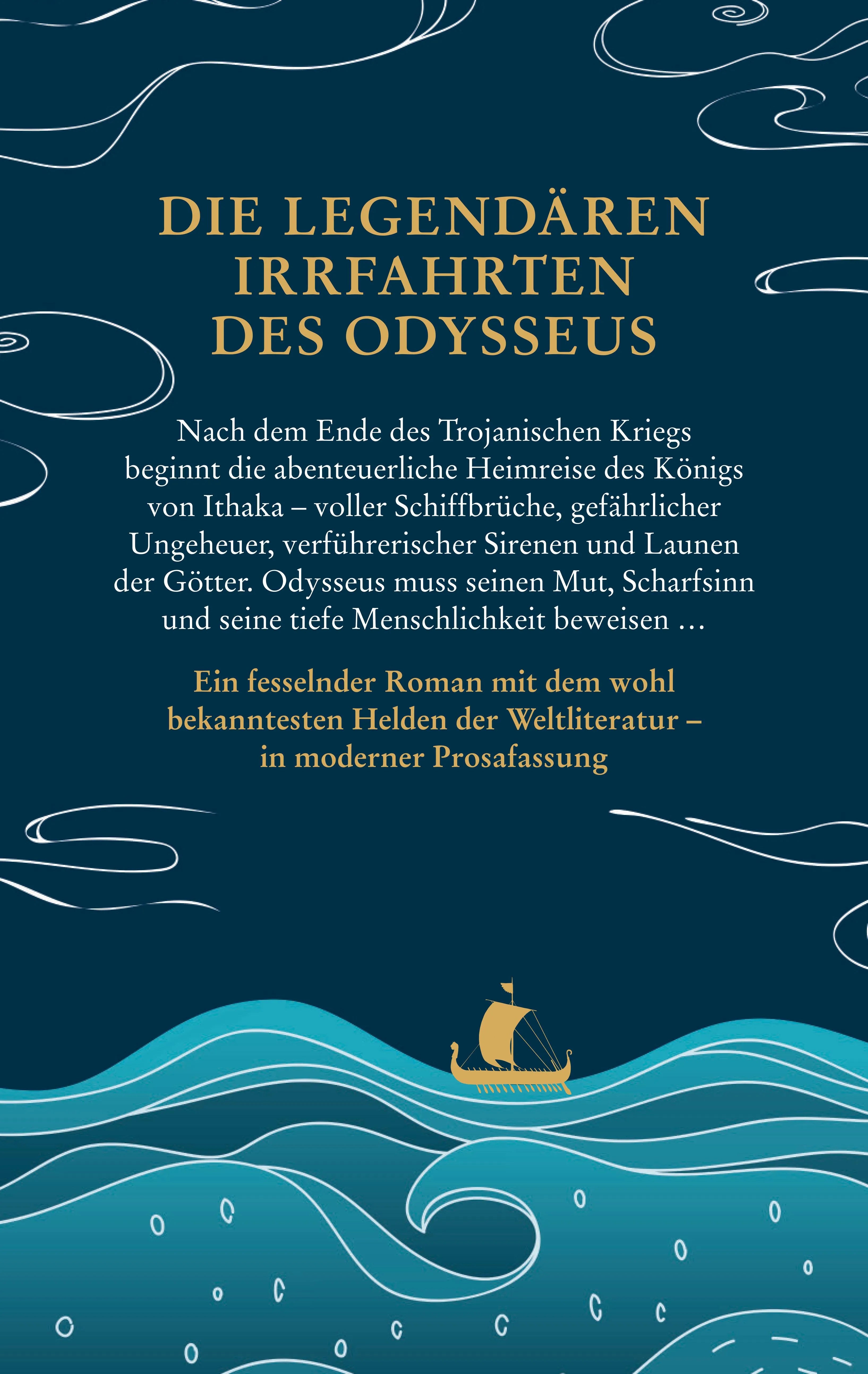 Rückseite: Die Odyssee (Hardcover)