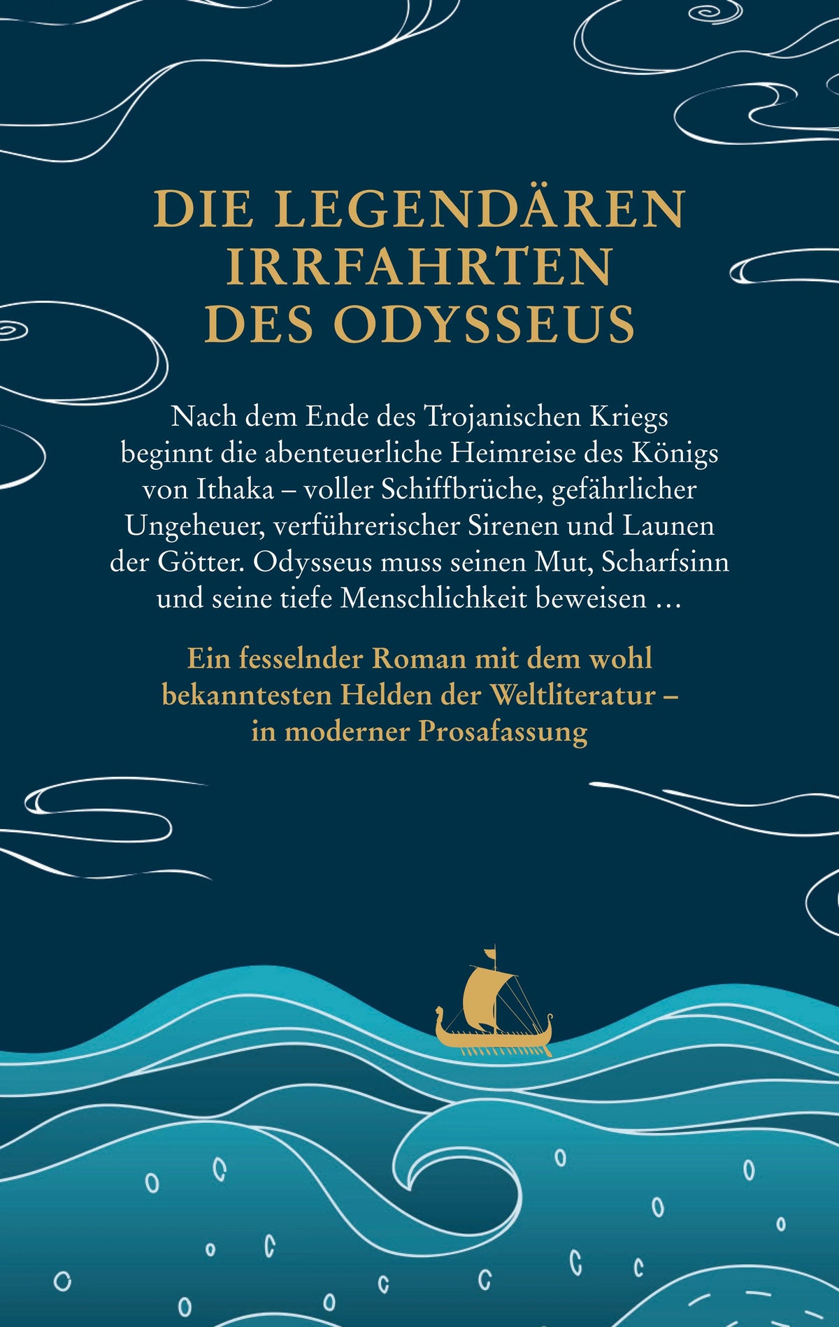 Rückseite: Die Odyssee (Hardcover)