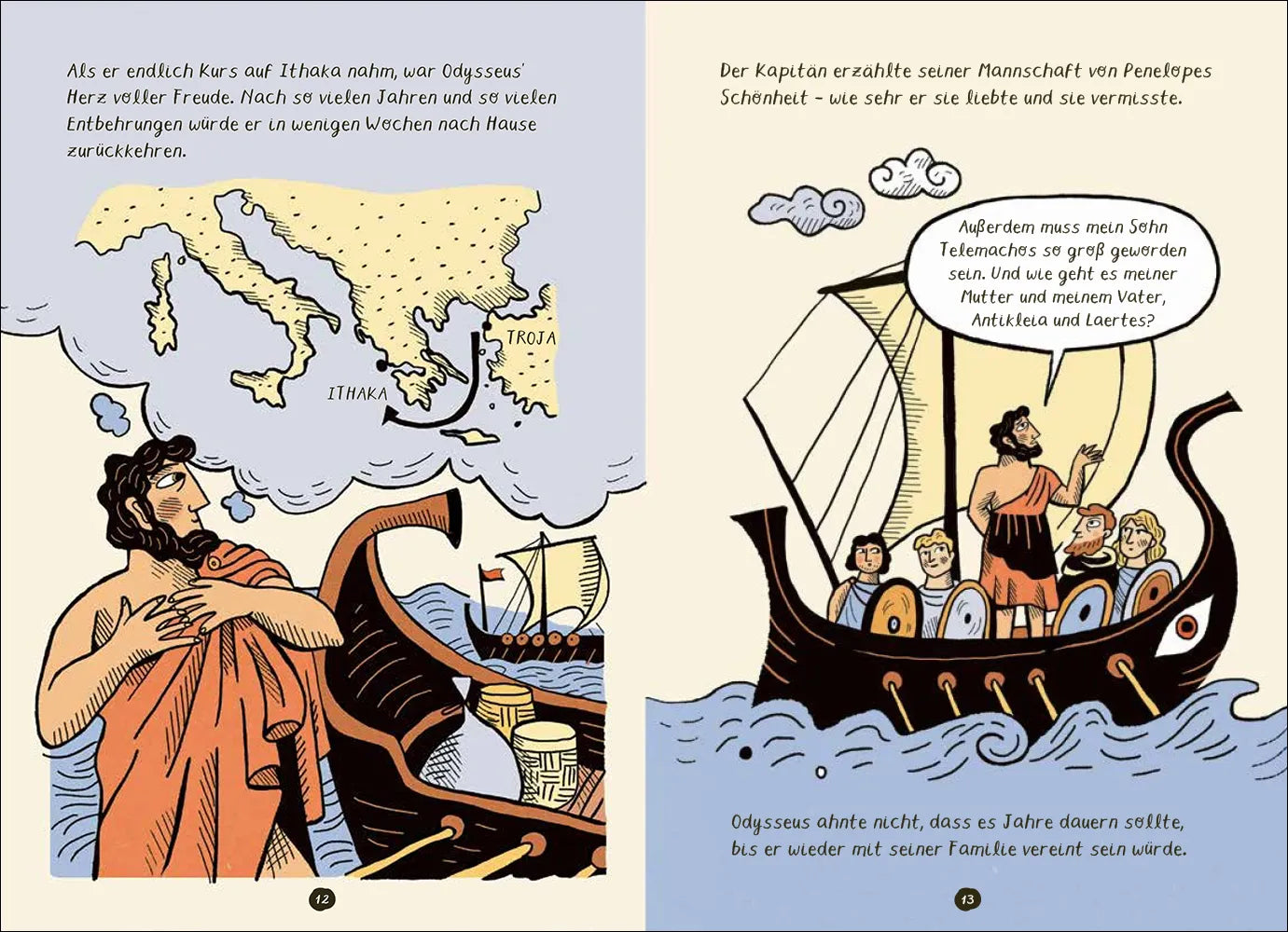 Detailansicht: Die Odyssee. Graphic Novel (Hardcover)