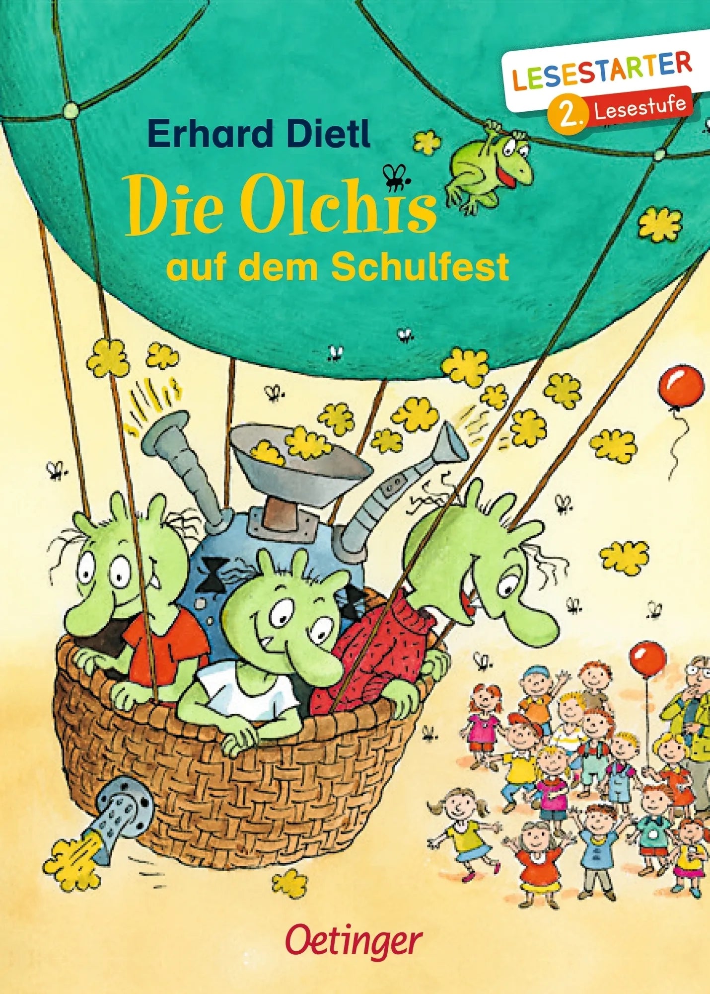 Buchcover von 'Die Olchis auf dem Schulfest' - Gebundene Ausgabe von Erhard Dietl
