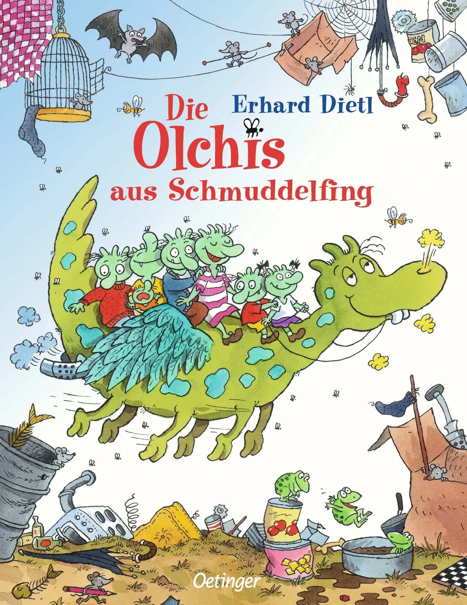 Buchcover von 'Die Olchis aus Schmuddelfing' - Gebundene Ausgabe von Erhard Dietl