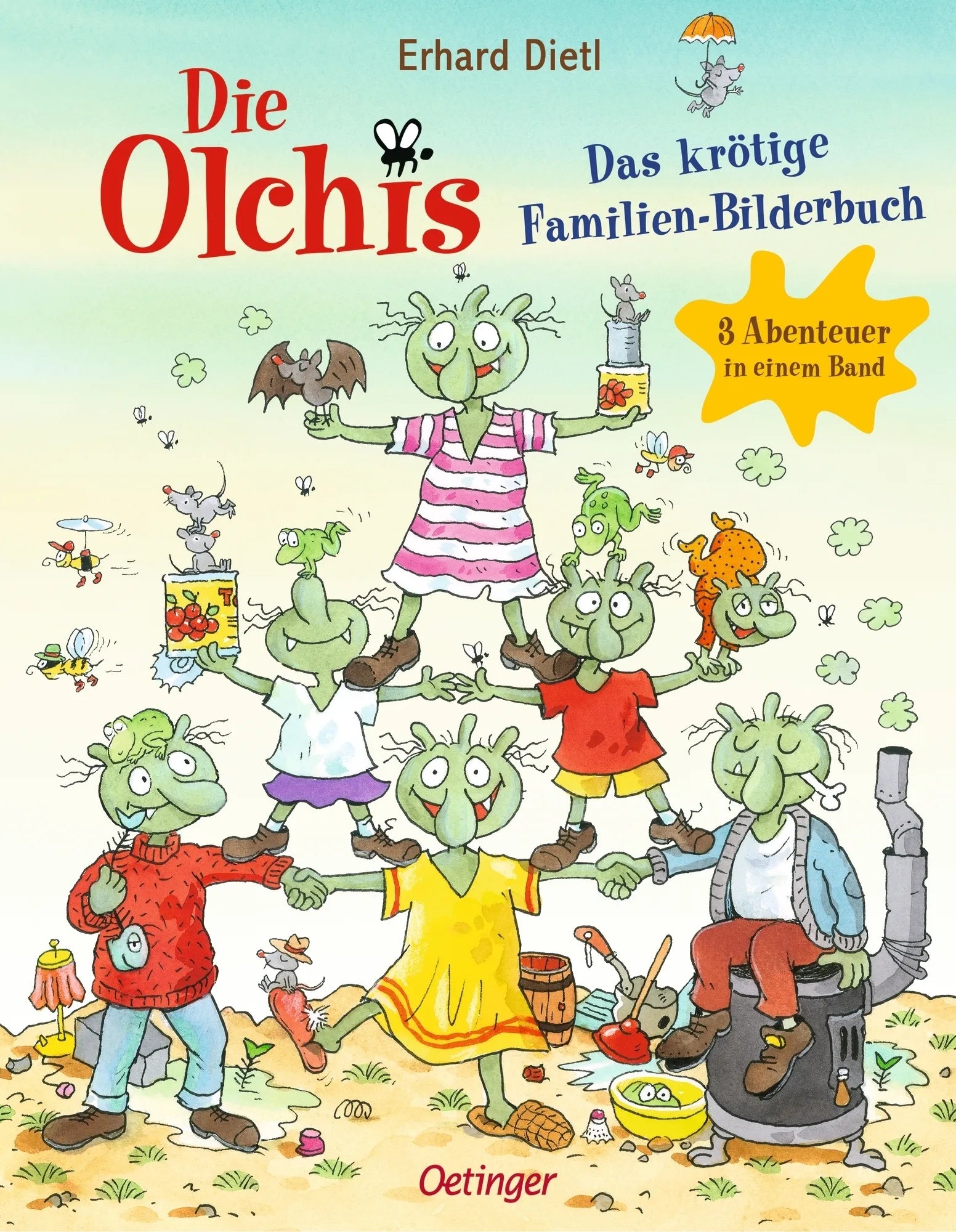 Cover: Die Olchis. Das krötige Familien-Bilderbuch (Hardcover) von Erhard Dietl