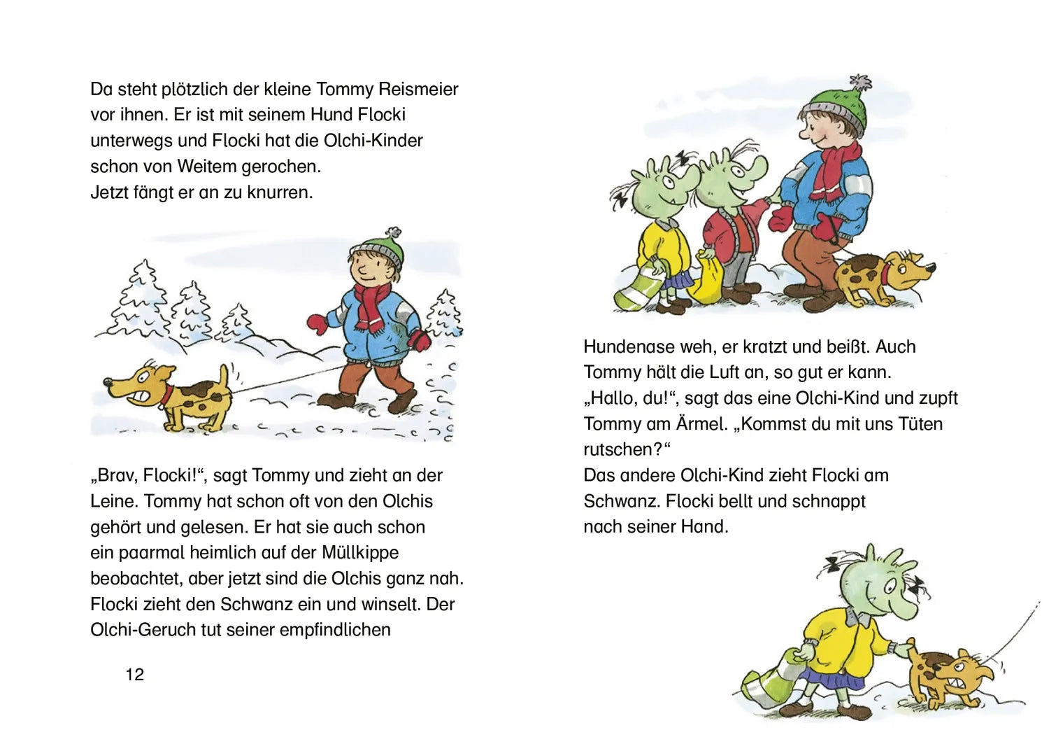 Detailansicht: Die Olchis feiern Weihnachten (Hardcover)