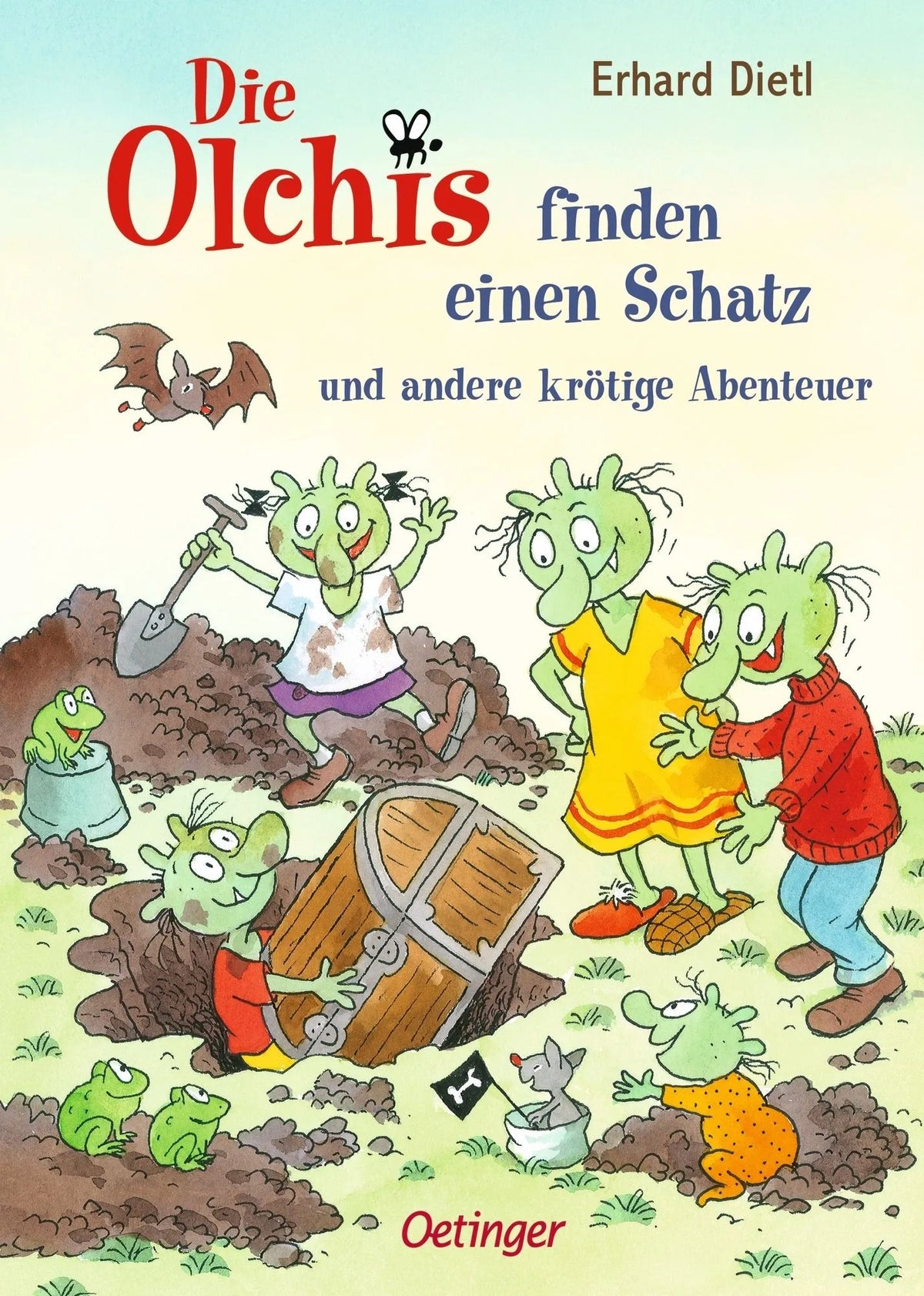 Cover: Die Olchis finden einen Schatz und andere krötige Abenteuer (Hardcover) von Erhard Dietl