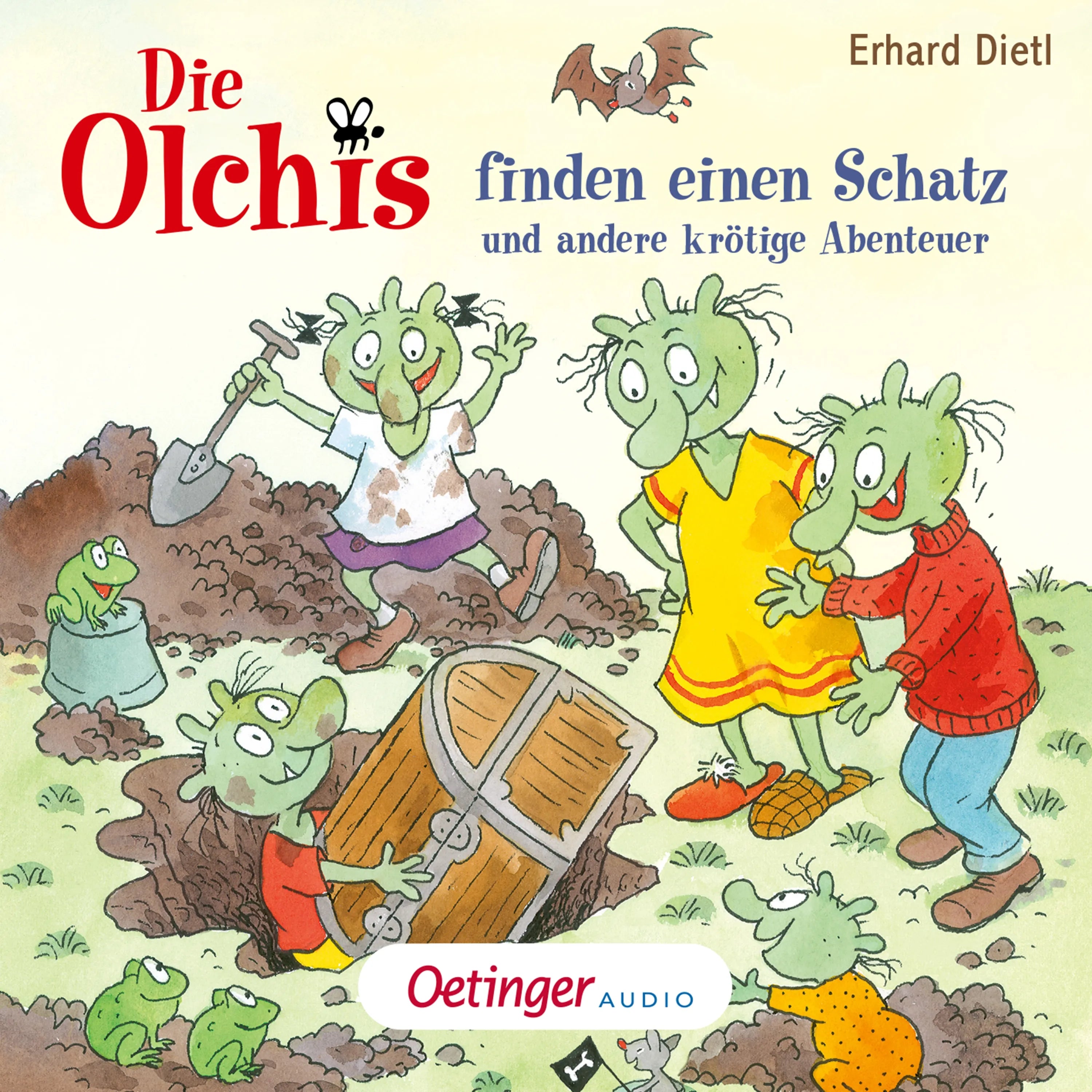 Cover: Die Olchis finden einen Schatz und andere krötige Abenteuer (Hörbuch Download) von Erhard Dietl
