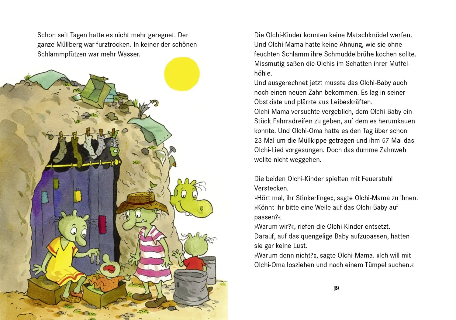 Abbildung von 'Die Olchis im Land der Dinos'