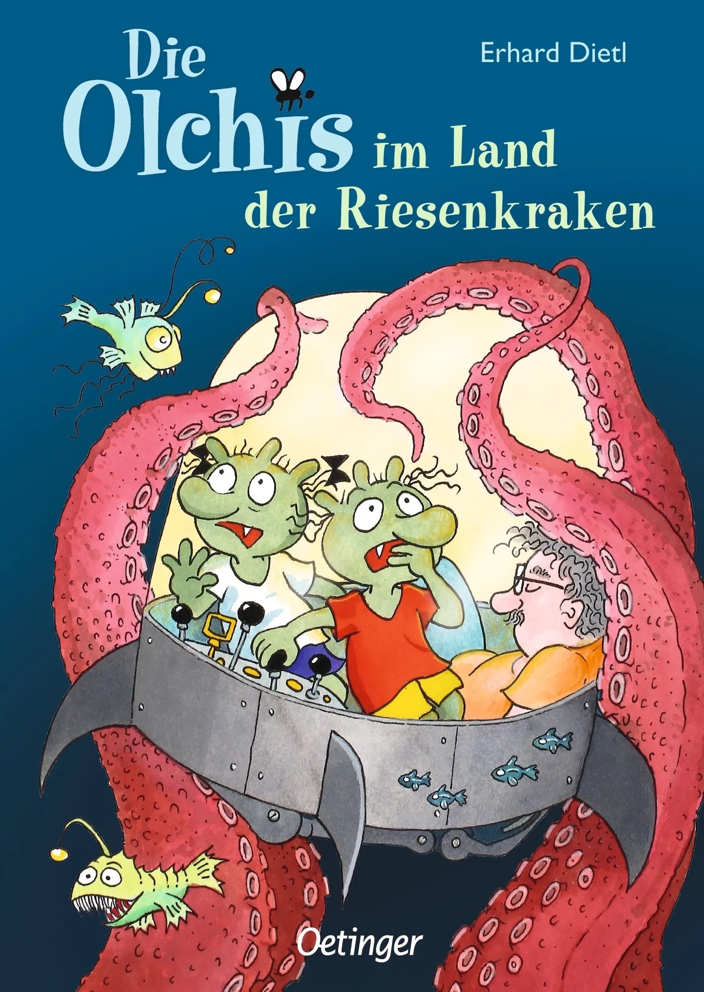 Buchcover von 'Die Olchis im Land der Riesenkraken' - Gebundene Ausgabe von Erhard Dietl