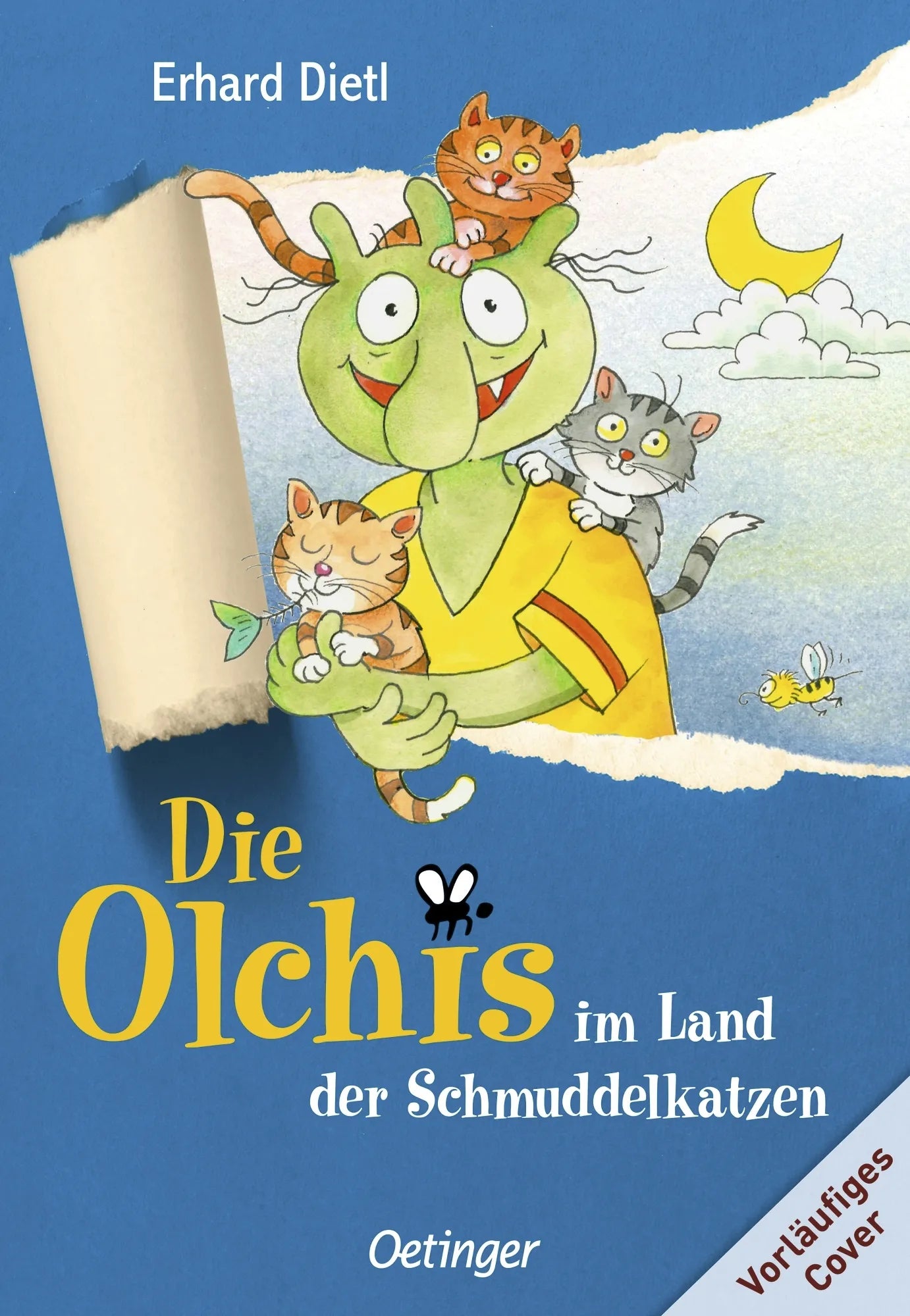 Buchcover von 'Die Olchis im Land der Schmuddelkatzen' - Gebundene Ausgabe von Erhard Dietl