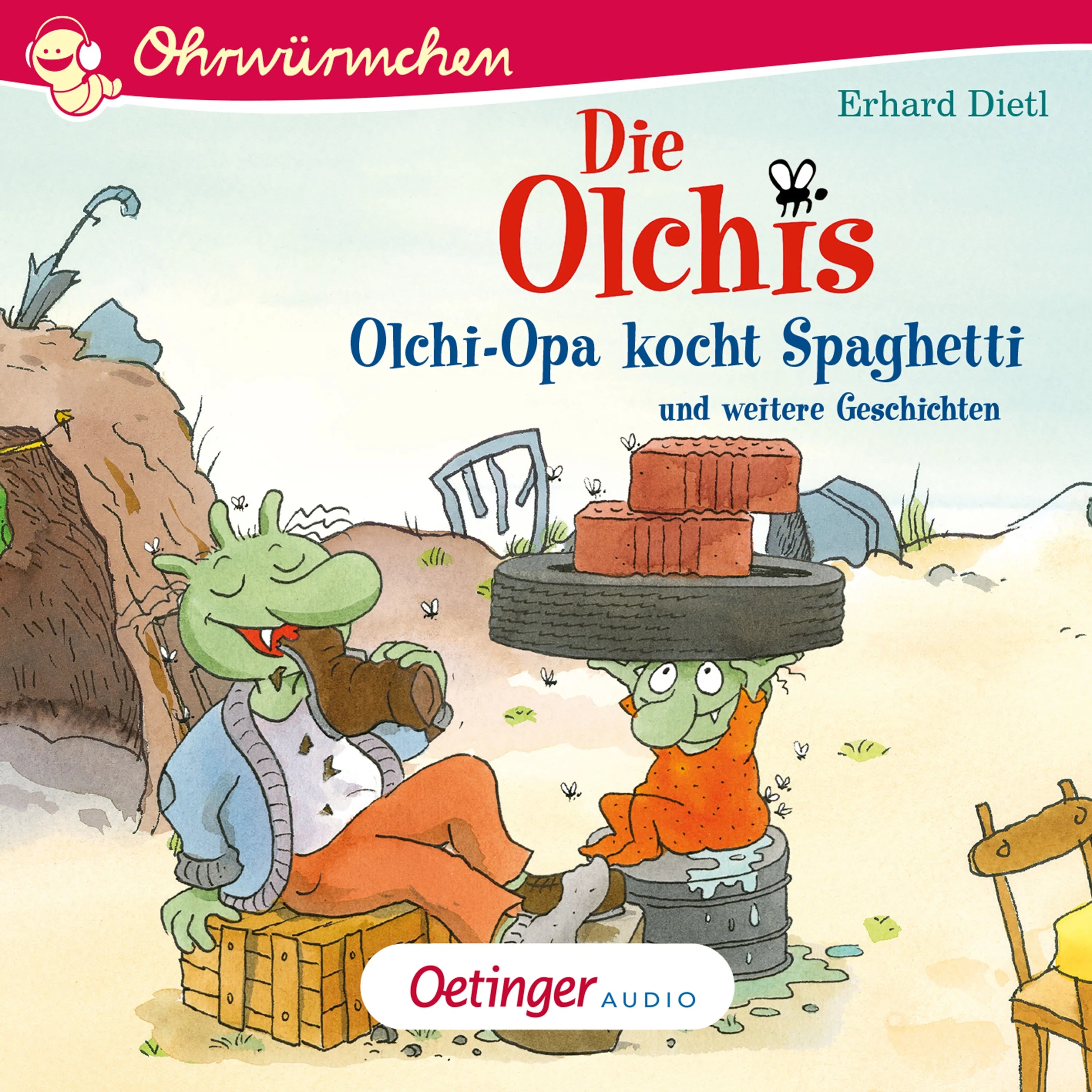 Cover: Die Olchis. Olchi-Opa kocht Spaghetti und weitere Geschichten (Hörbuch Download) von Barbara Iland-Olschewski
