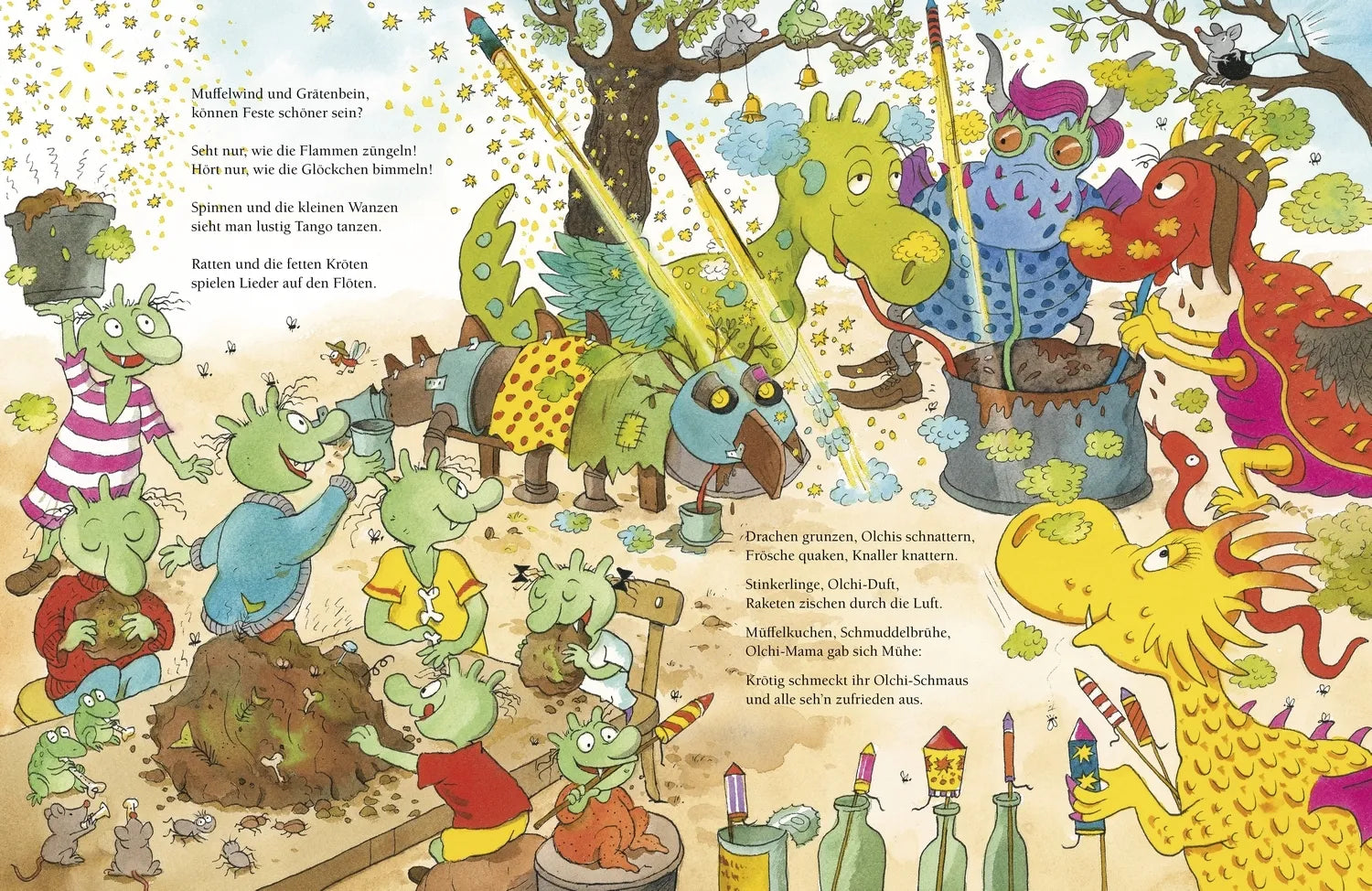 Detailansicht: Die Olchis. So schön ist es in Schmuddelfing! (Hardcover)