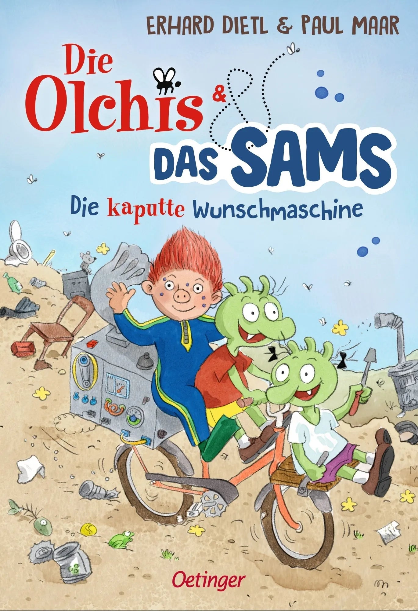 Cover: Die Olchis und das Sams. Die kaputte Wunschmaschine (Hardcover) von Erhard Dietl