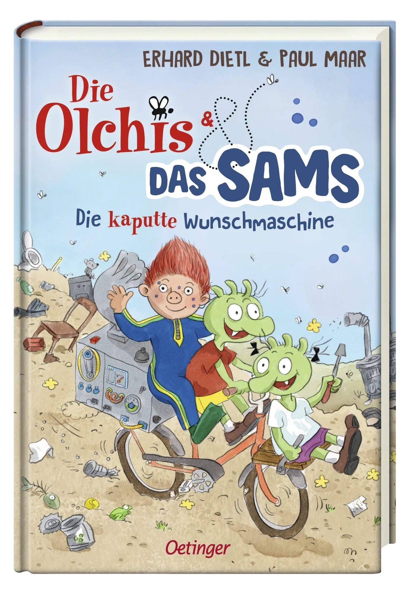 Detailansicht: Die Olchis und das Sams. Die kaputte Wunschmaschine (Hardcover)