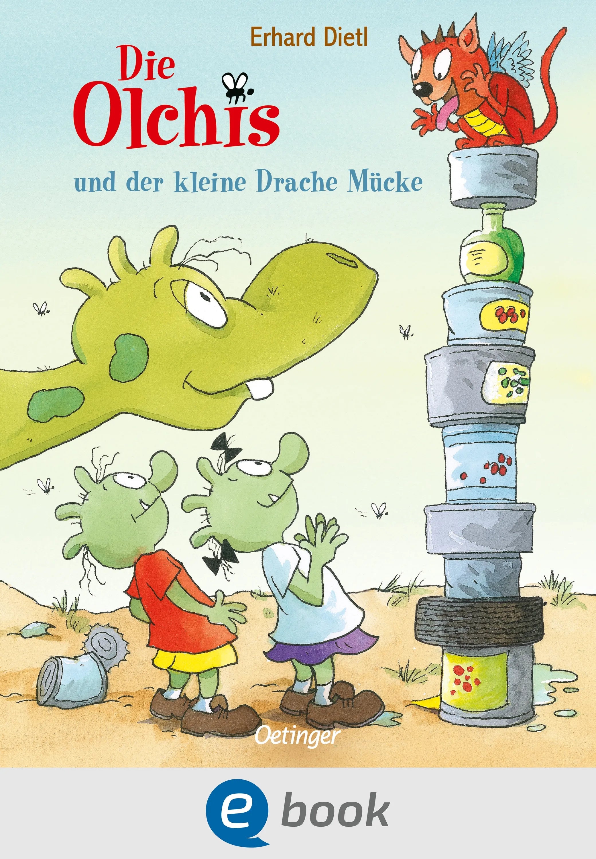 Cover: Die Olchis und der kleine Drache Mücke (E-Book) von Erhard Dietl