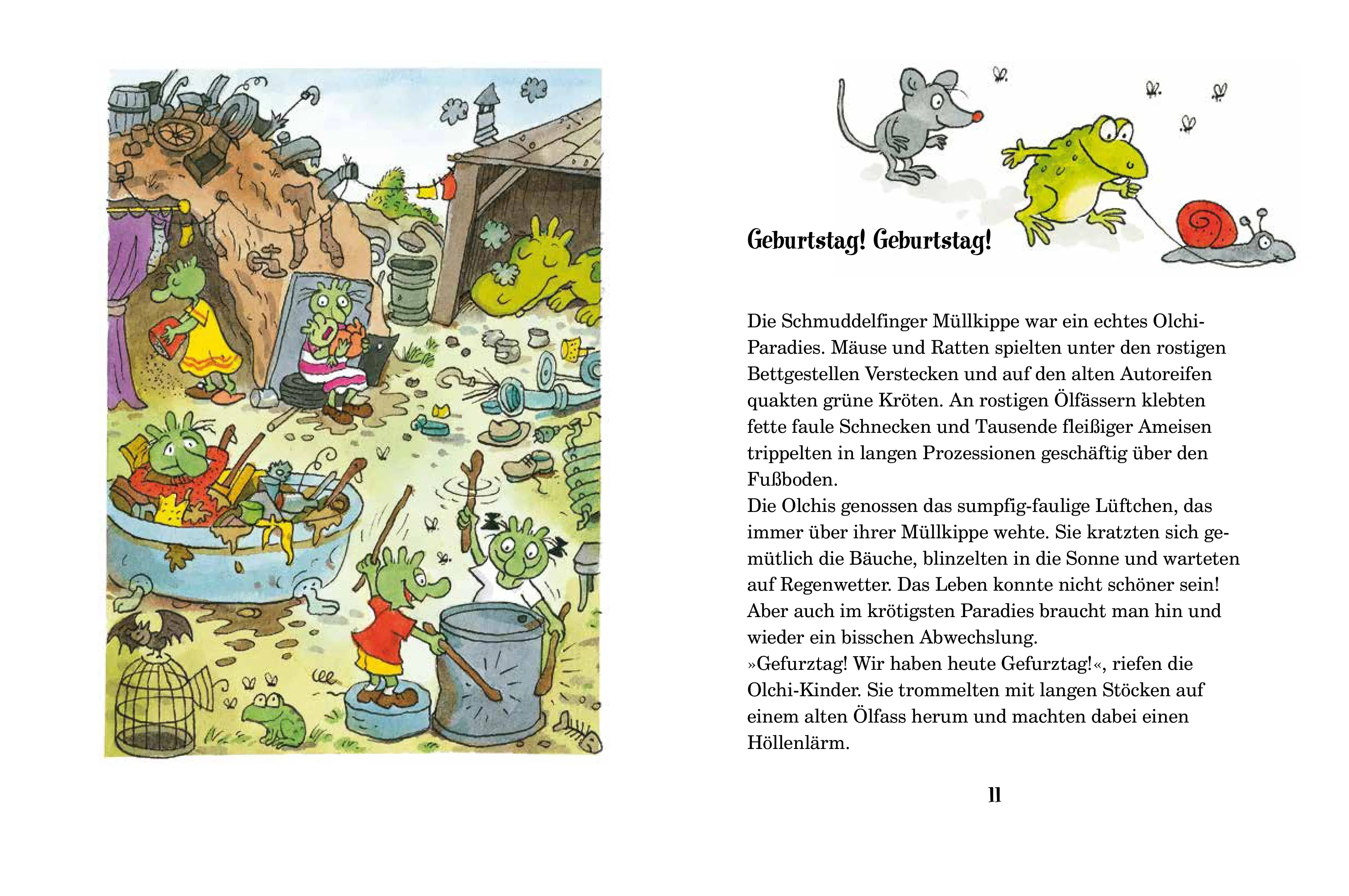 Abbildung von 'Die Olchis und die grüne Mumie'