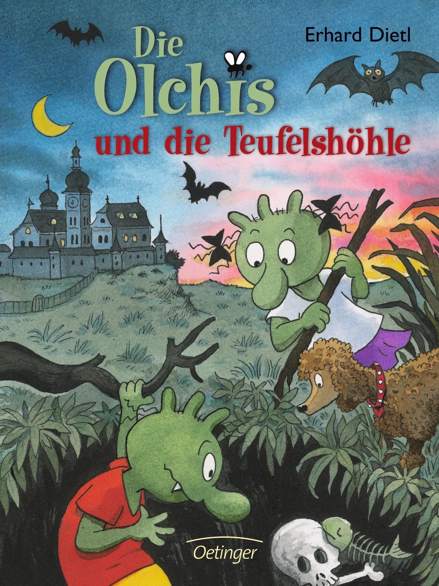 Buchcover von 'Die Olchis und die Teufelshöhle' - Gebundene Ausgabe von Erhard Dietl