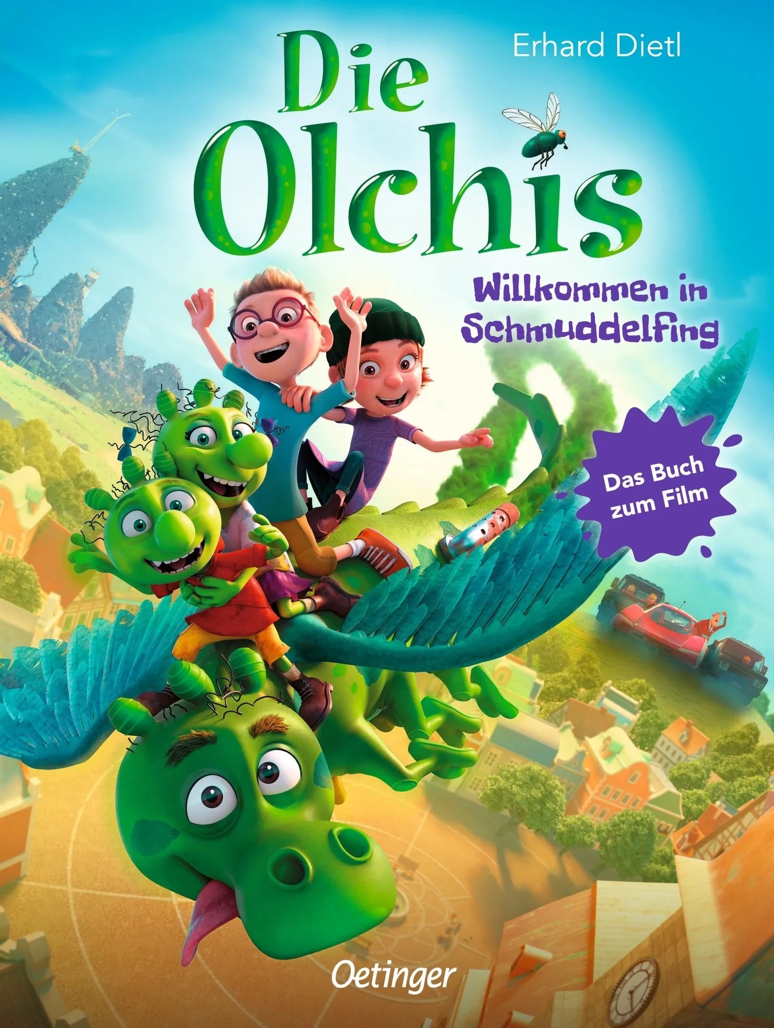 Buchcover von 'Die Olchis. Willkommen in Schmuddelfing' - Gebundene Ausgabe von Erhard Dietl