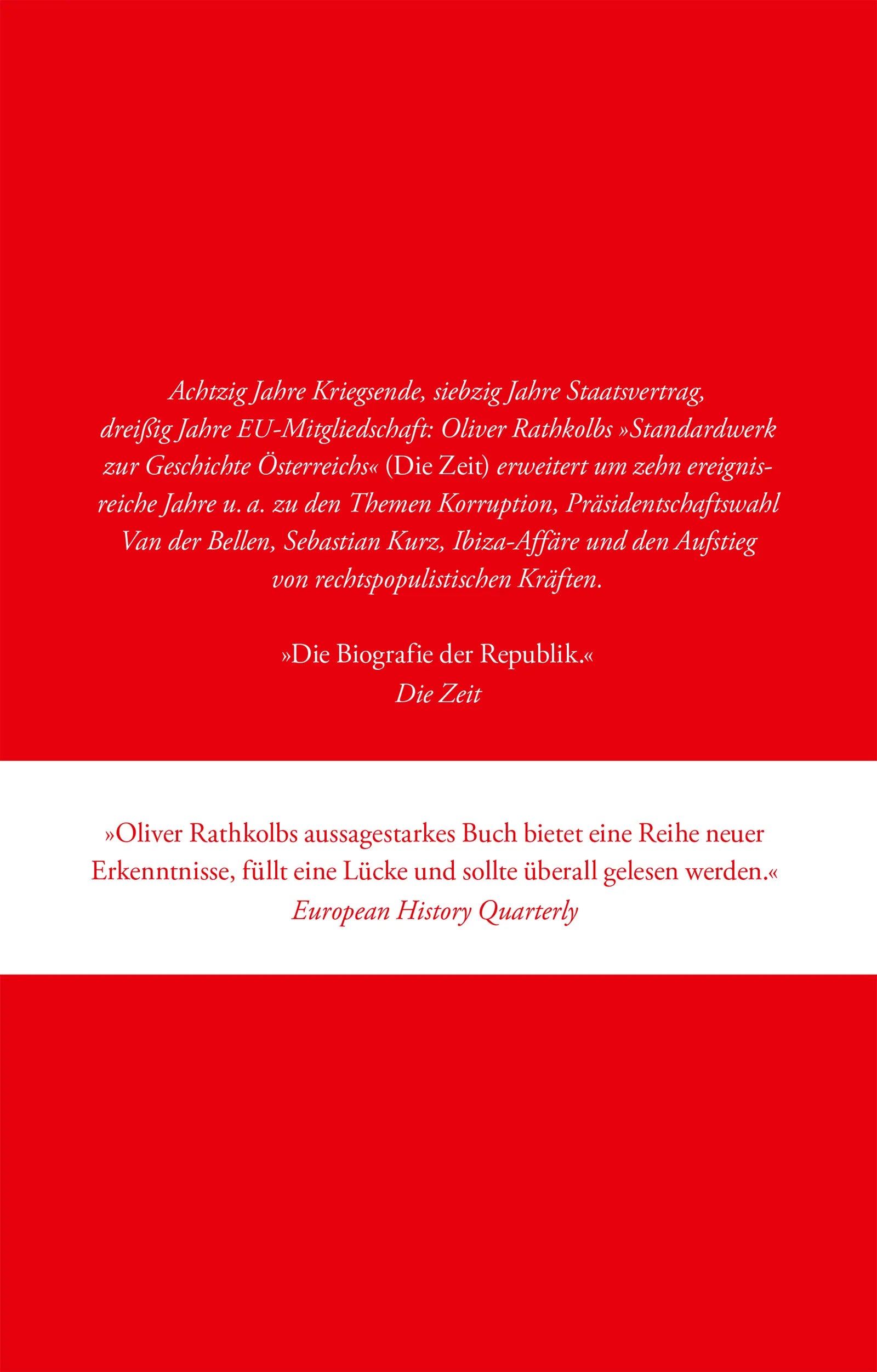 Oliver Rathkolb - Die paradoxe Republik
