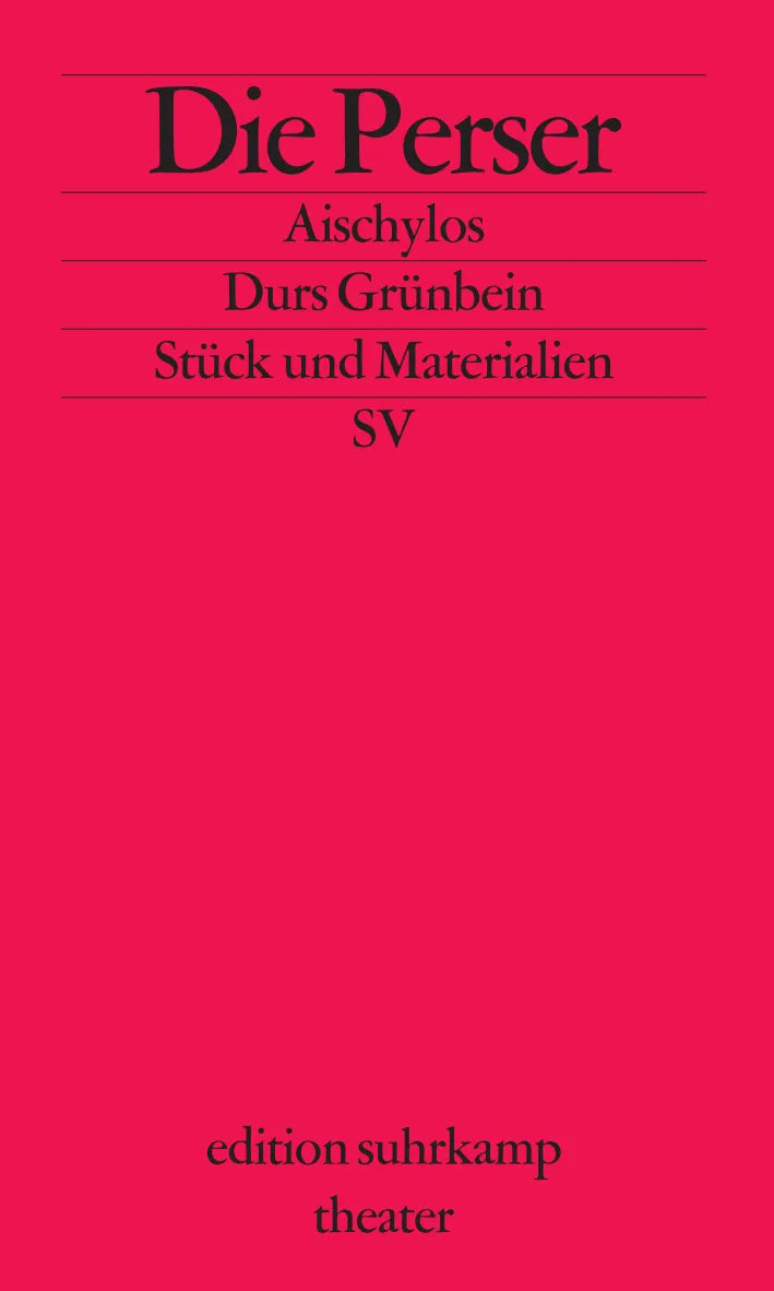 Buchcover von 'Die Perser' - Taschenbuch von Aischylos