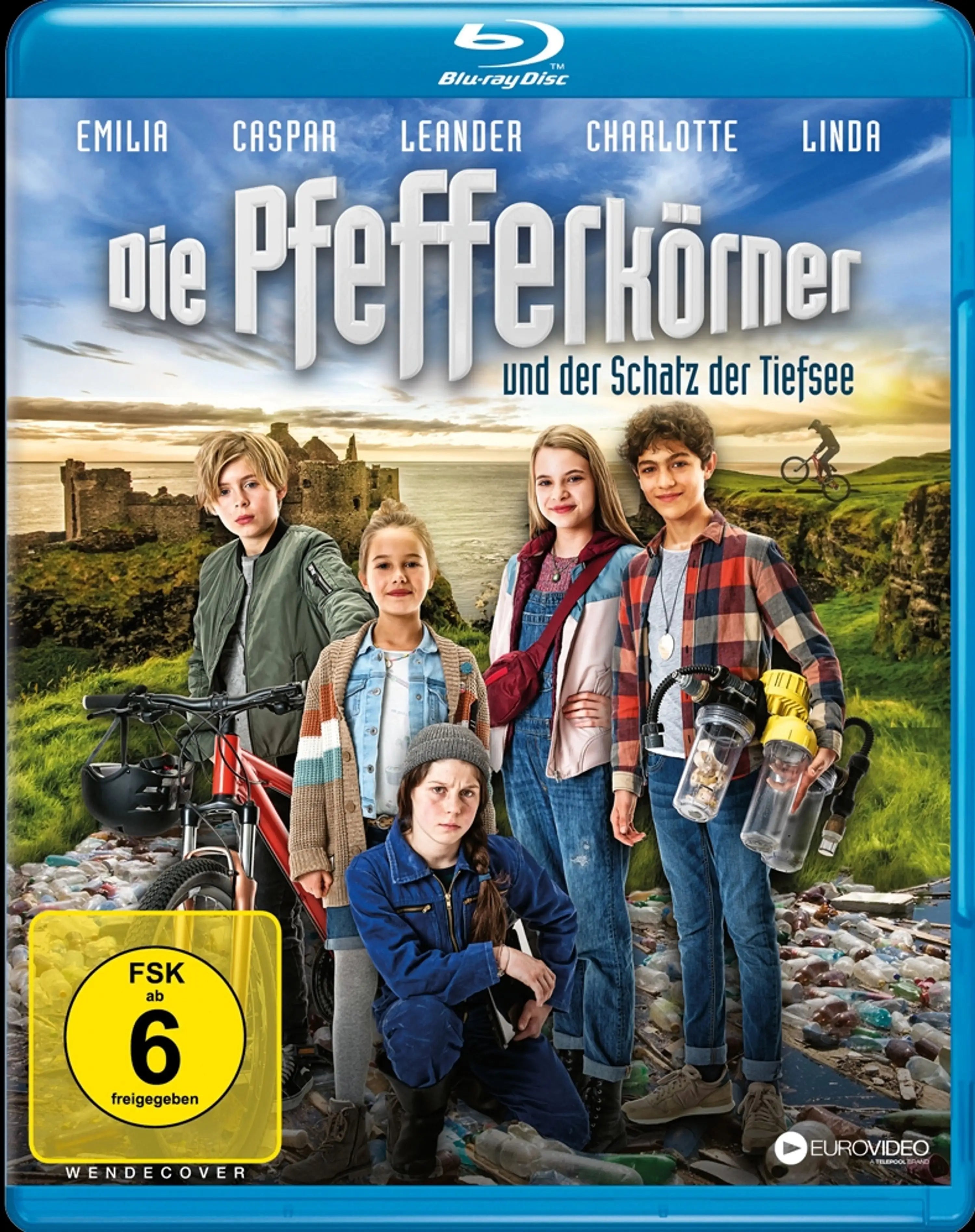 Die Pfefferkörner und der Schatz der Tiefsee Blu-ray Cover – Frontcover Bild