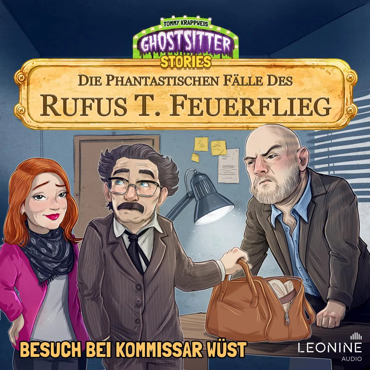Cover: Die phantastischen Fälle des Rufus T. Feuerflieg 31 - Besuch bei Kommissar Wüst (Hörbuch Download) von Tommy Krappweis