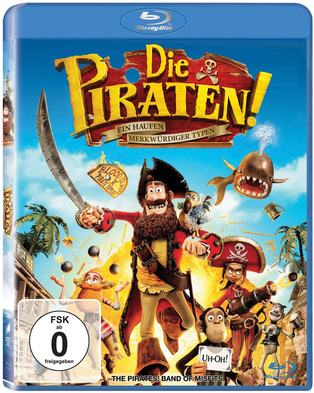 Die Piraten - Ein Haufen merkwürdiger Typen - Blu-ray Disc