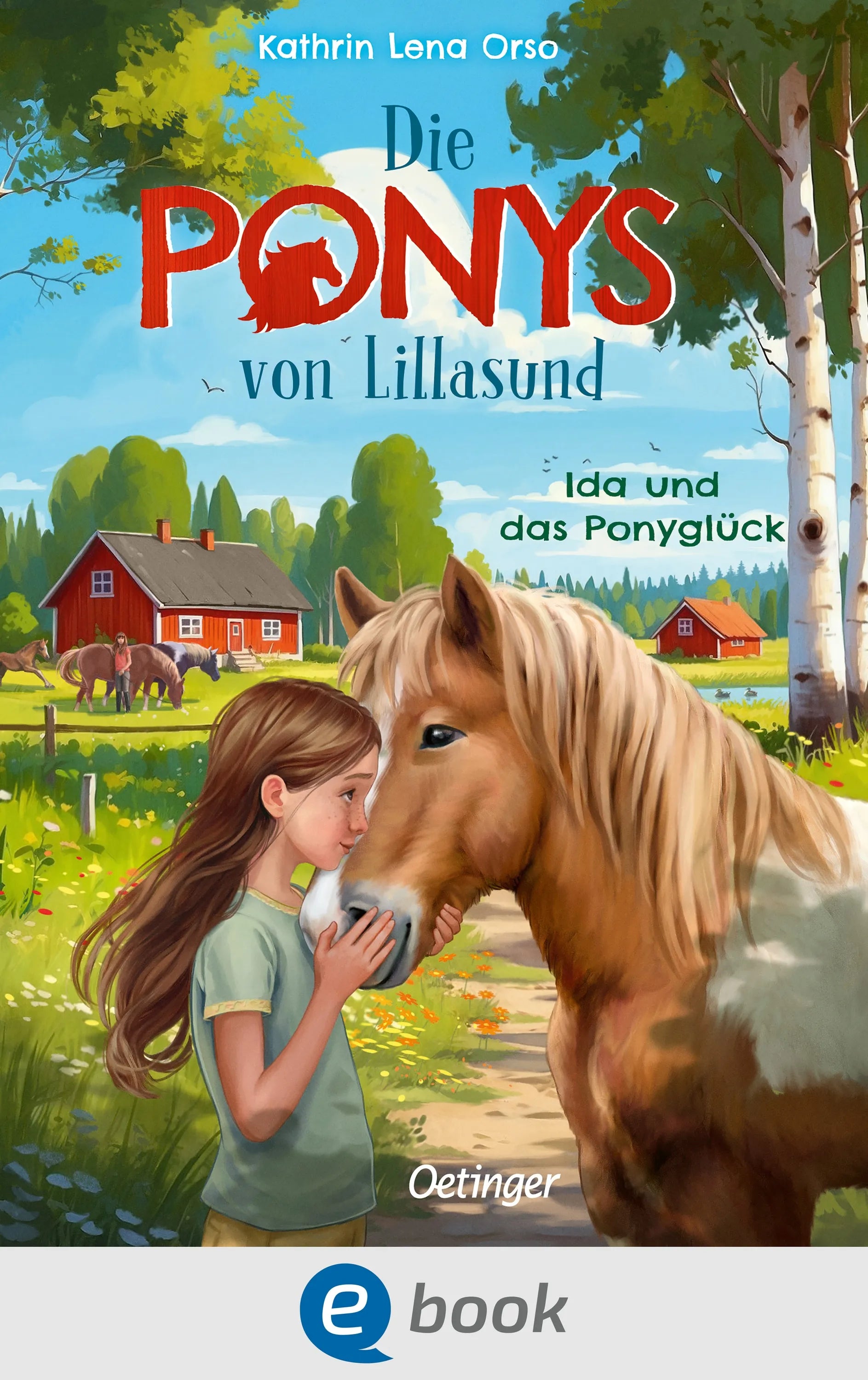 Cover: Die Ponys von Lillasund 1. Ida und das Ponyglück (E-Book) von Kathrin Lena Orso