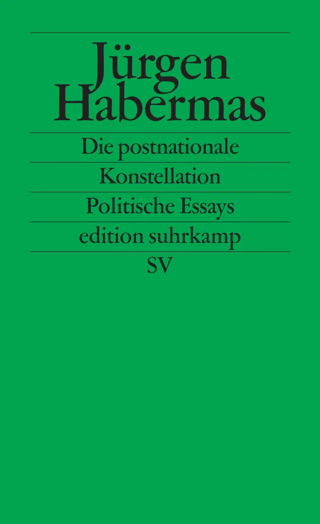 Buchcover von 'Die postnationale Konstellation' - Taschenbuch von Jürgen Habermas