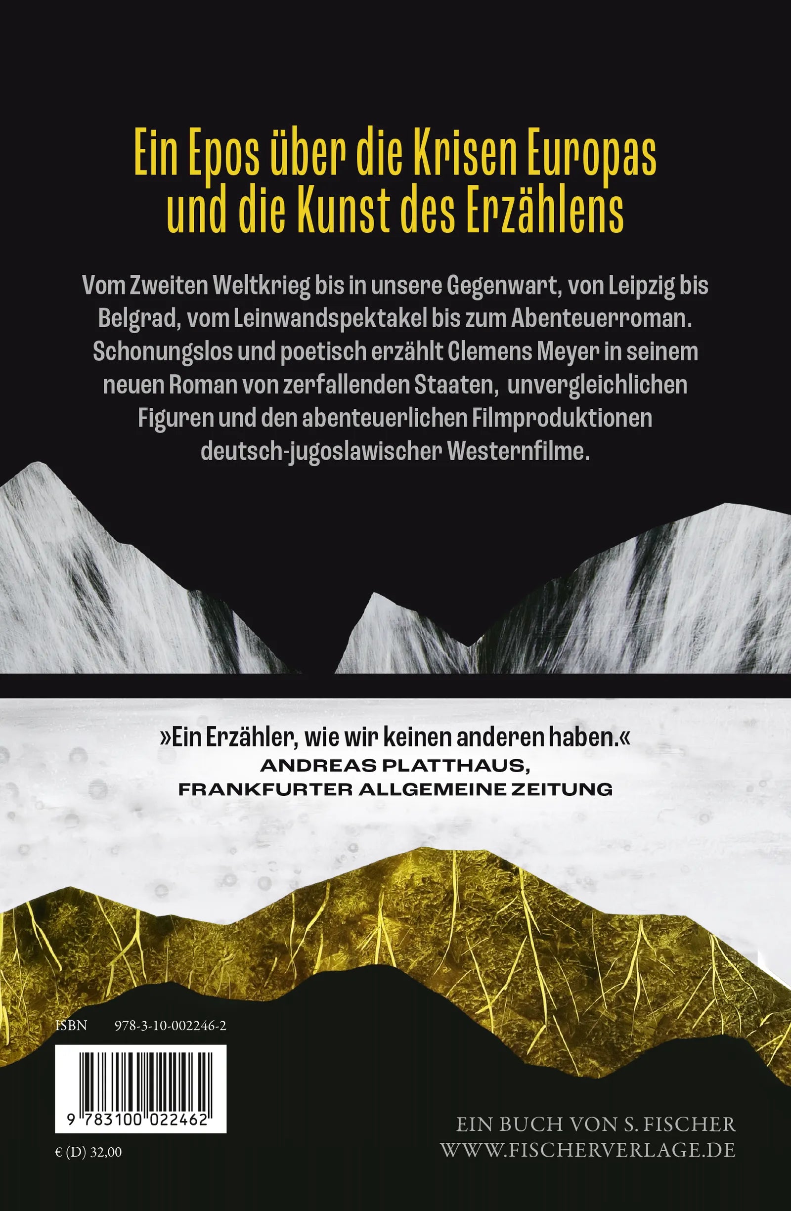 Buchrückseite von 'Die Projektoren' mit Klappentext - Gebundene Ausgabe