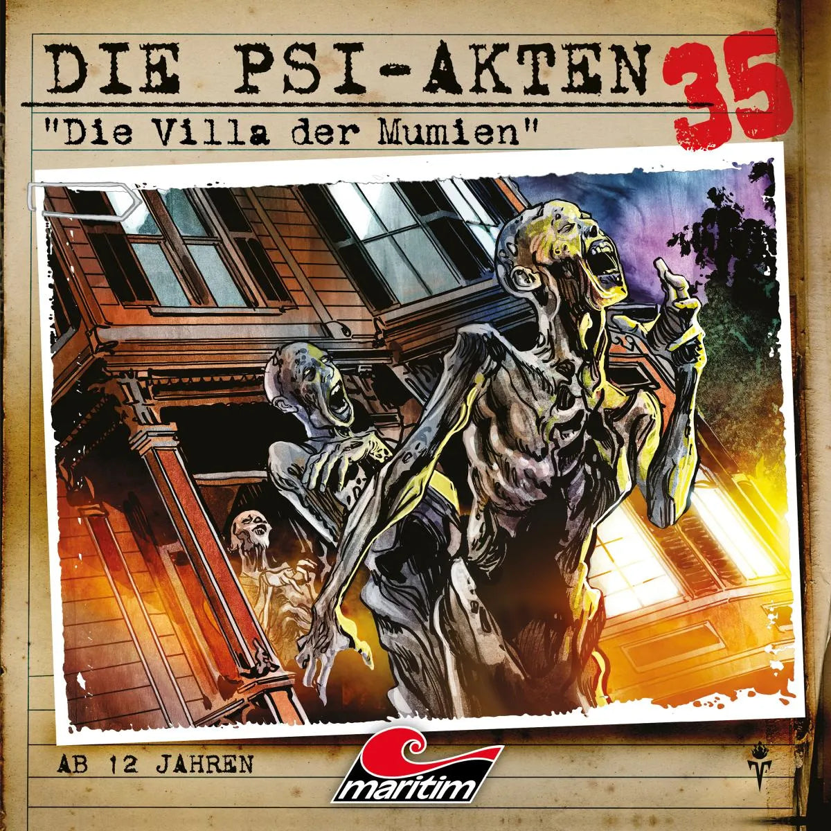 Cover: Die PSI-Akten, Folge 35: Die Villa der Mumien (Hörbuch Download) von Markus Duschek