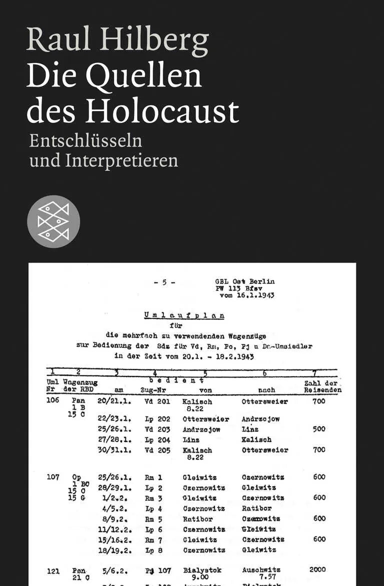 Buchcover von 'Die Quellen des Holocaust' - Taschenbuch von Raul Hilberg