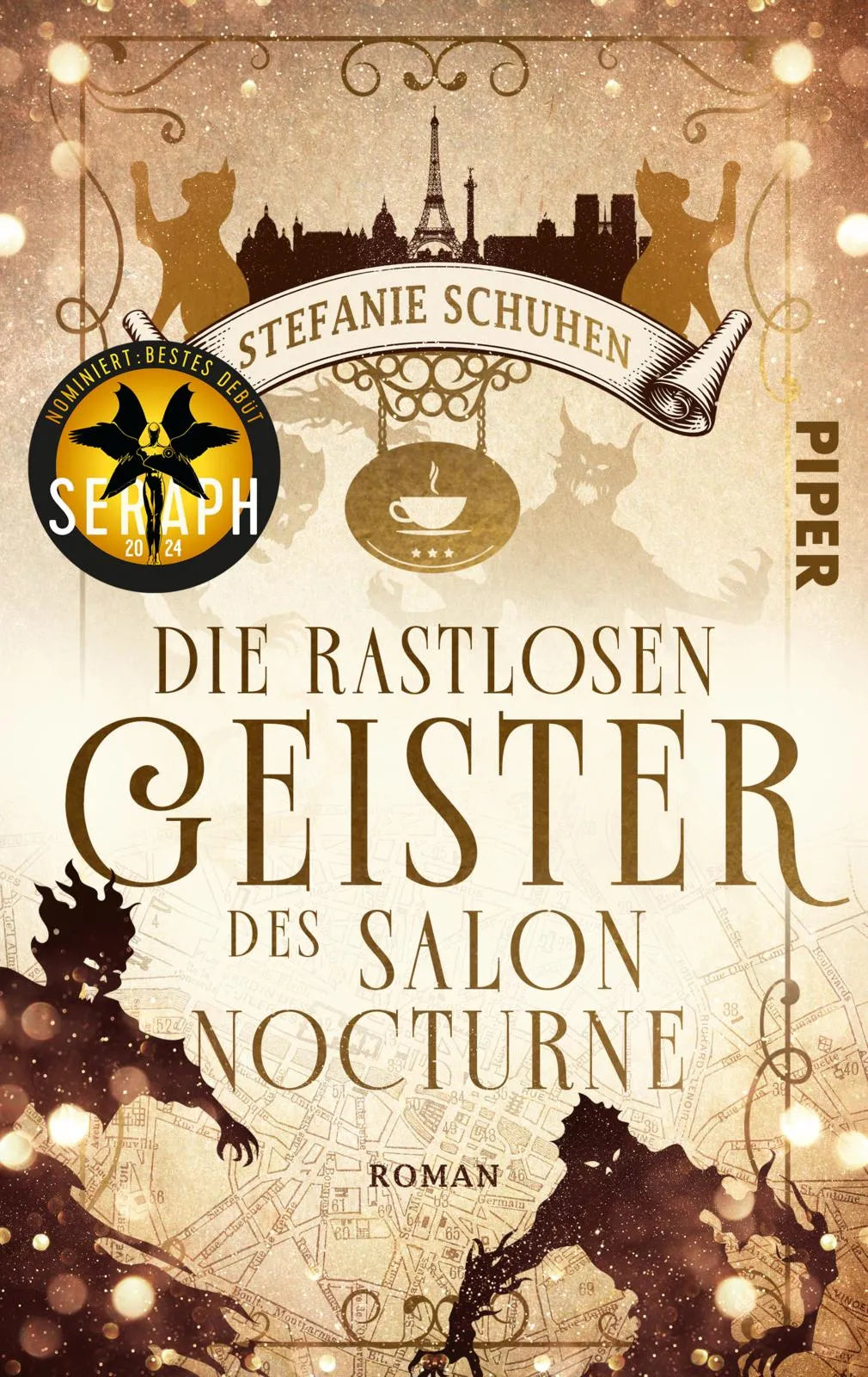 Buchcover von 'Die rastlosen Geister des Salon Nocturne' - Taschenbuch von Stefanie Schuhen