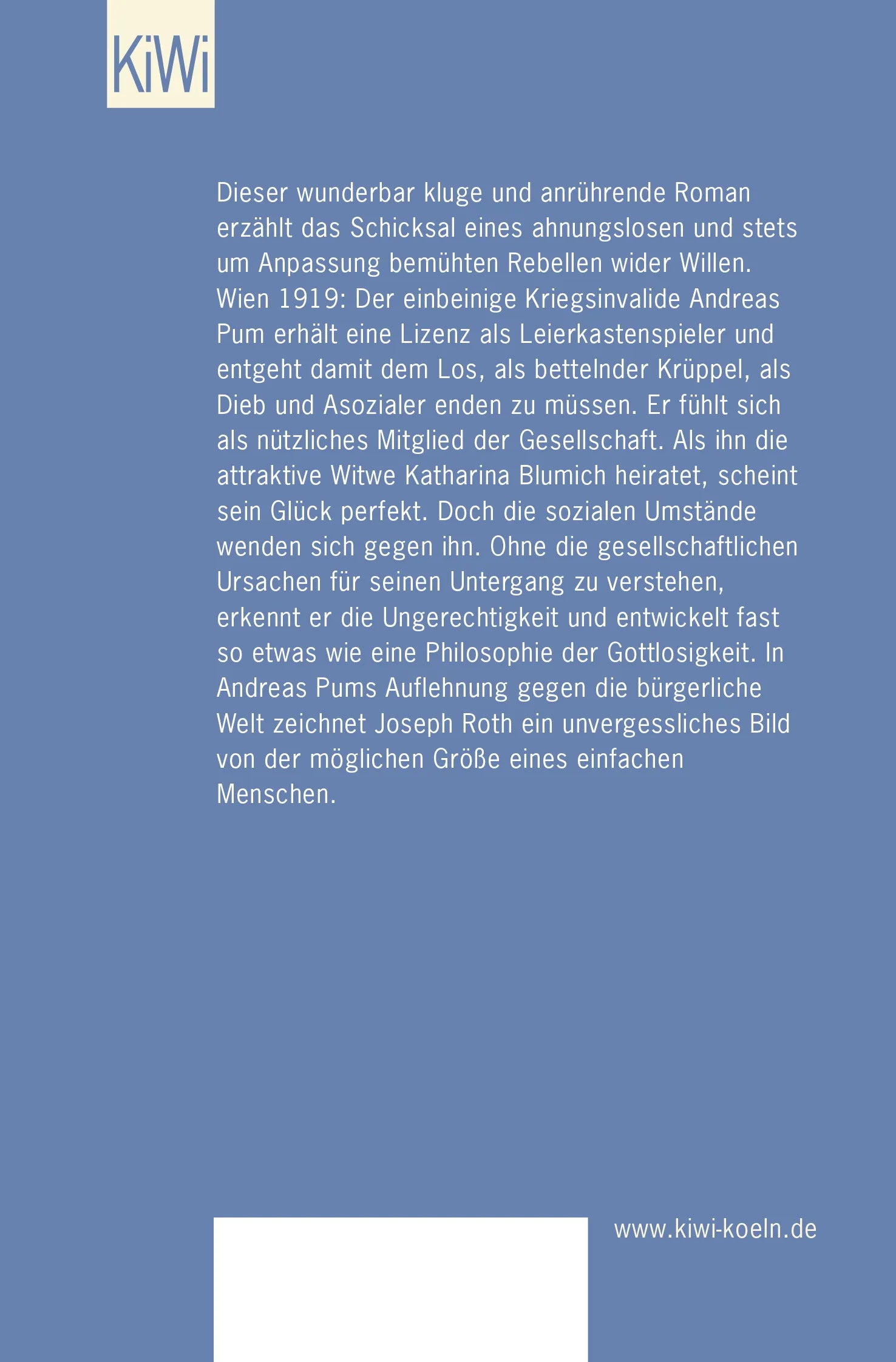 Buchrückseite von 'Die Rebellion' mit Klappentext - Taschenbuch