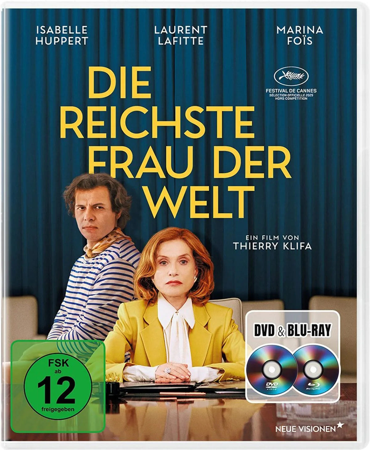 Blu-ray-Cover: Die reichste Frau der Welt. Regie: Thierry Klifa