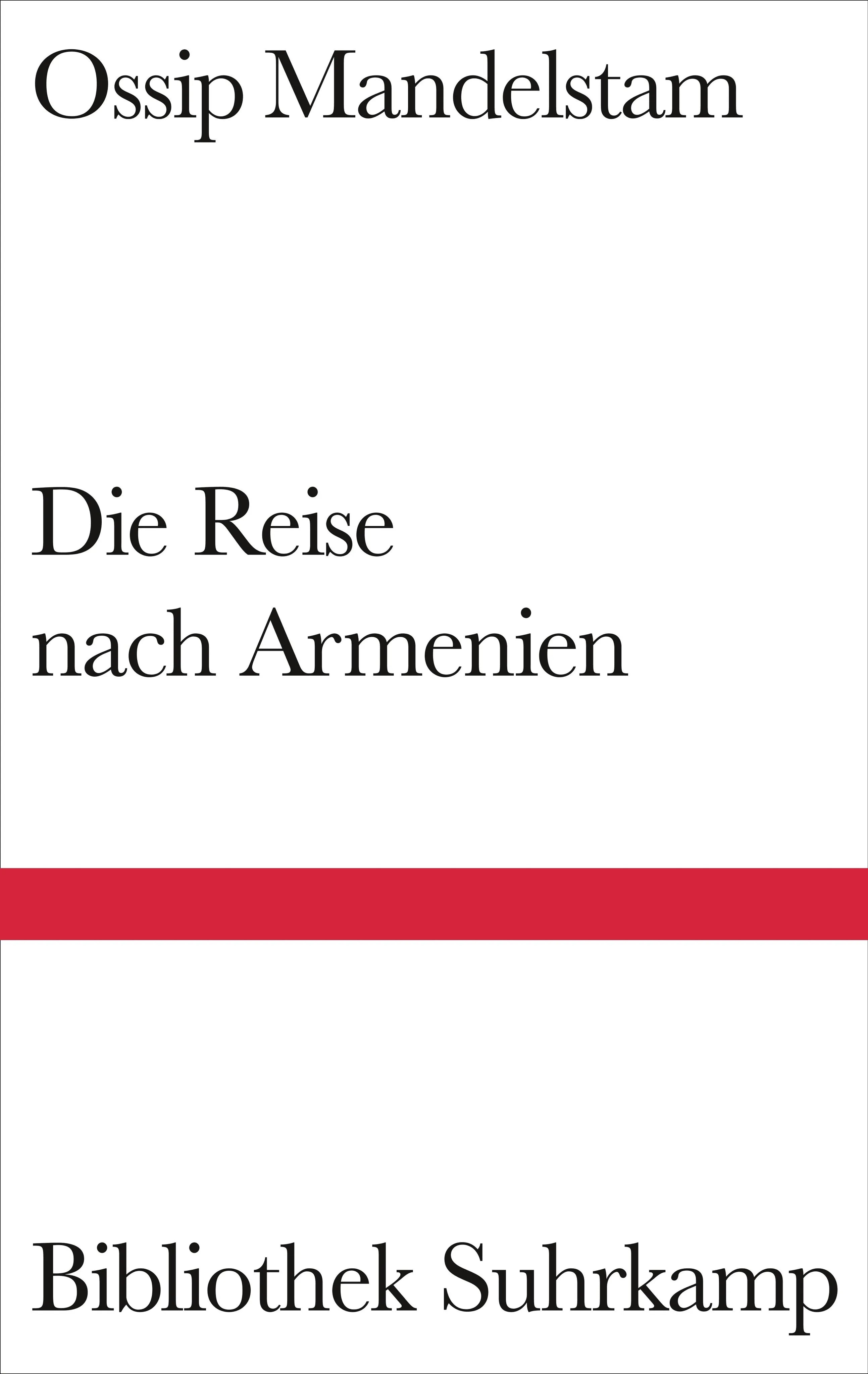 Buchcover von 'Die Reise nach Armenien' - Gebundene Ausgabe von Ossip Mandelstam