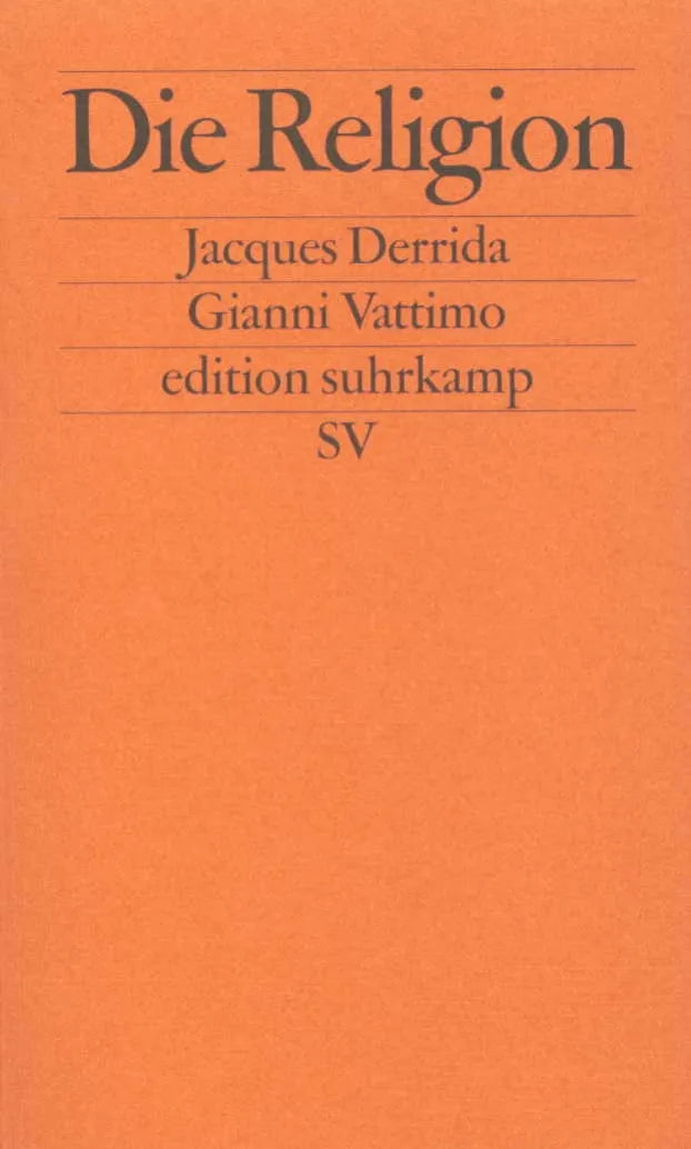 Buchcover von 'Die Religion' - Taschenbuch von Jacques Derrida