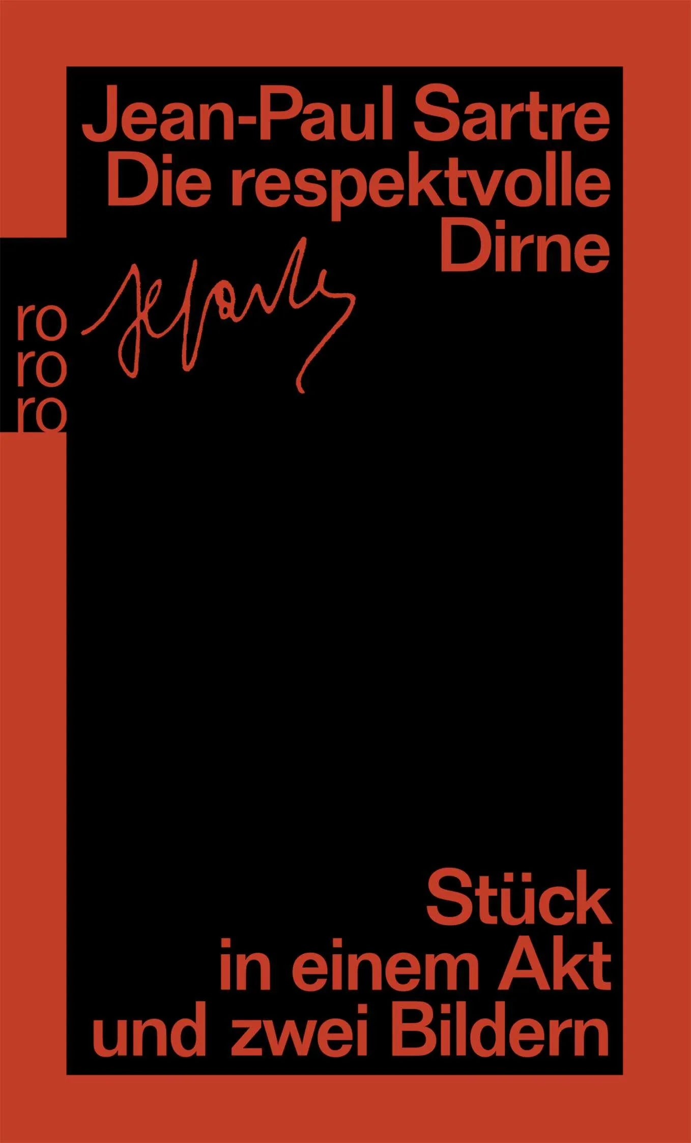 Buchcover von 'Die respektvolle Dirne' - Taschenbuch von Jean-Paul Sartre