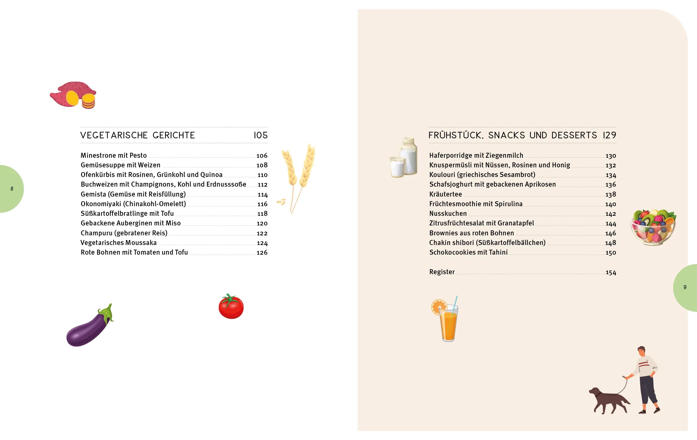 Innenansicht von 'Die Rezepte der 100-Jährigen' - Taschenbuch