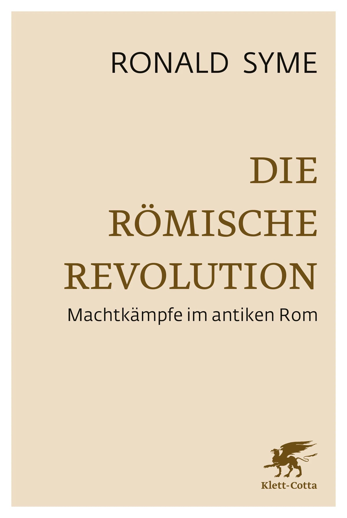 Buchcover von 'Die Römische Revolution' - Paperback von Ronald Syme