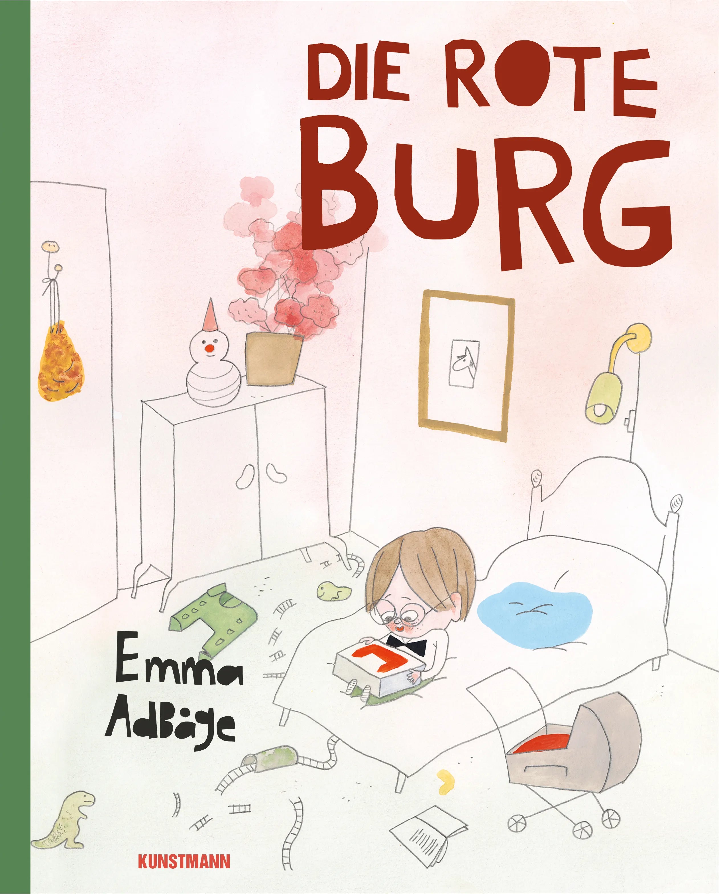 Buchcover von 'Die rote Burg' - Gebundene Ausgabe von Emma AdBåge