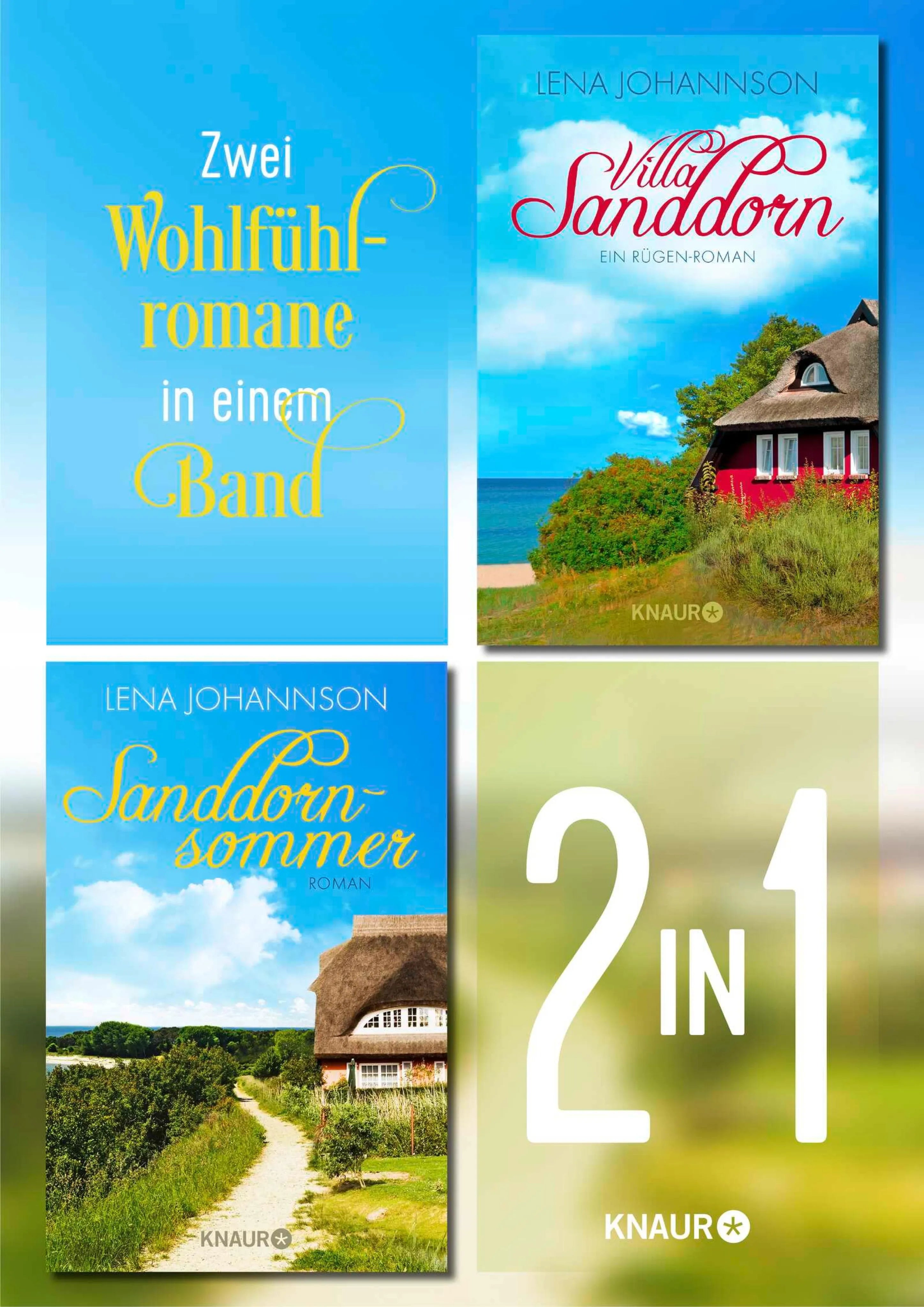 Cover: Die Sanddorn-Reihe Band 1 & 2. Liebesroman-Bundle mit sommerlichem Rügen-Feeling (E-Book) von Lena Johannson