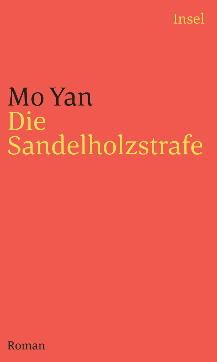 Buchcover von 'Die Sandelholzstrafe' - Taschenbuch von Mo Yan