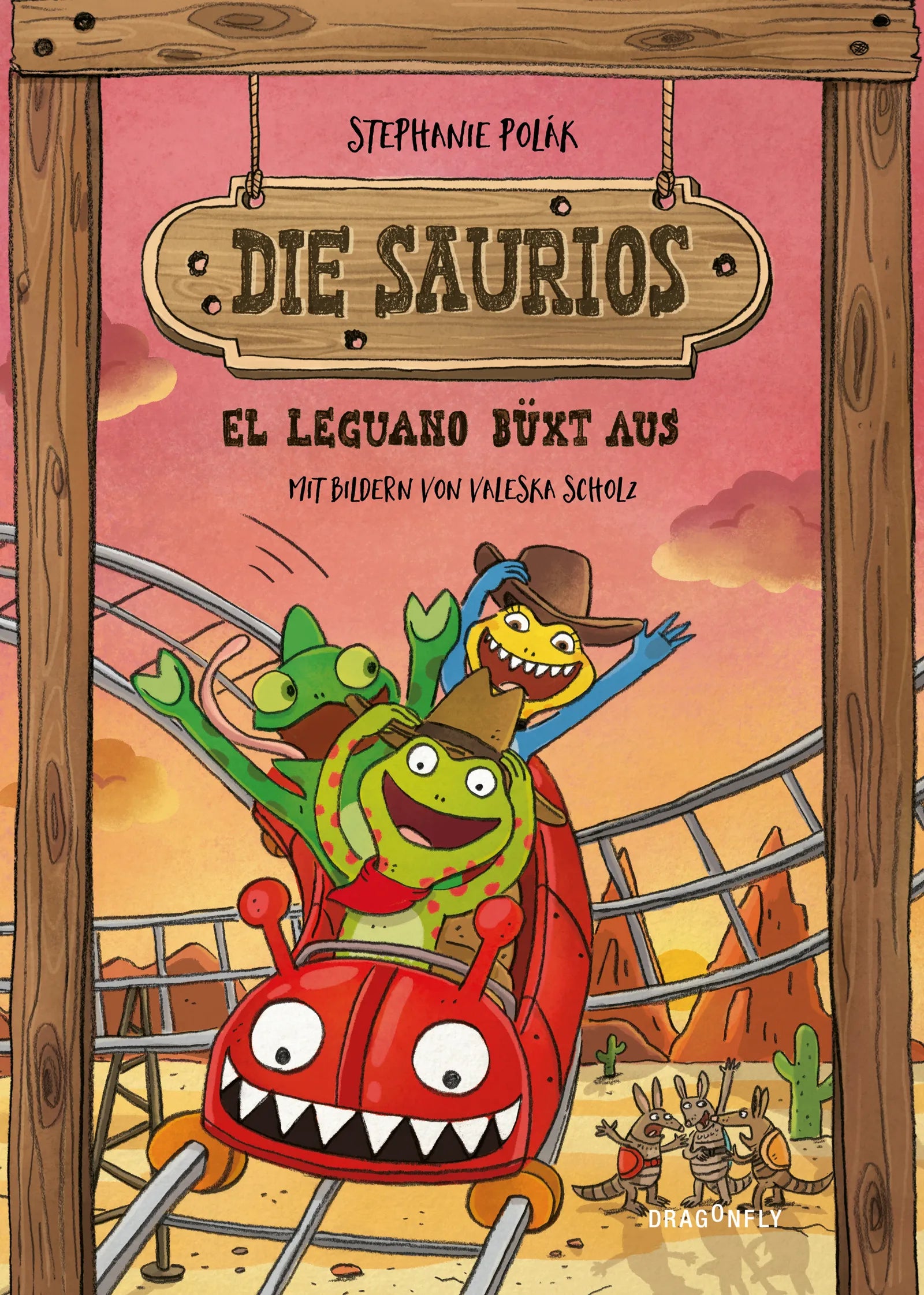 Cover: Die Saurios. El Leguano büxt aus (Hardcover) von Stephanie Polák