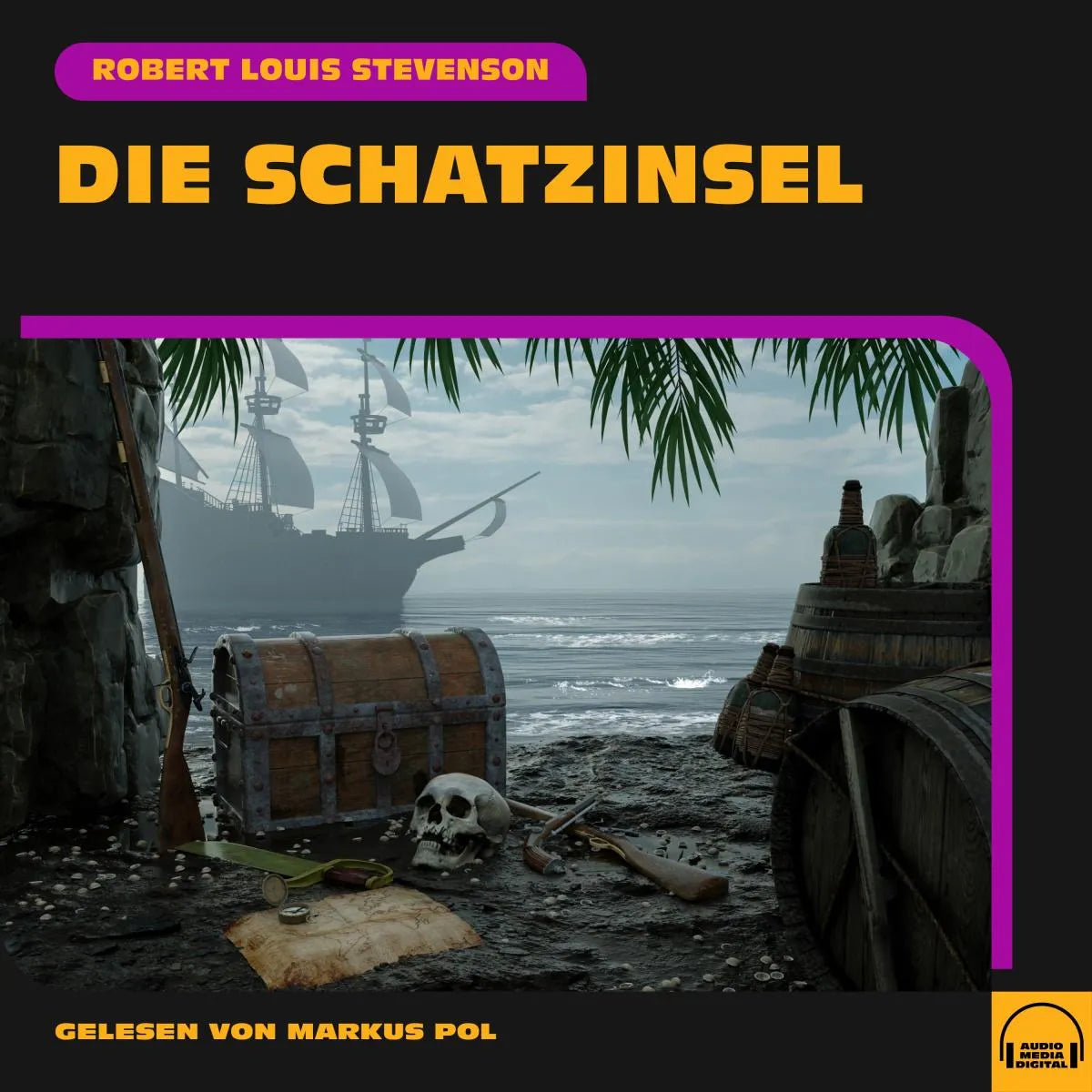 Cover: Die Schatzinsel (Hörbuch Download) von Robert Louis Stevenson