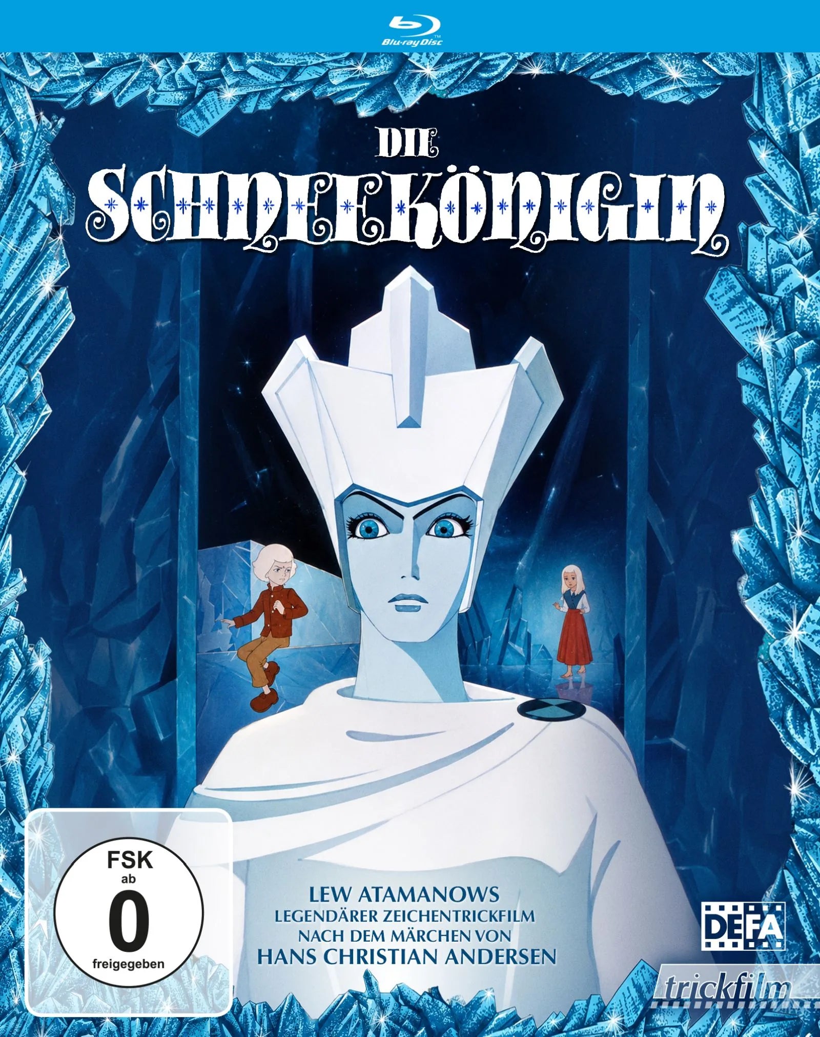 Blu-ray-Cover: Die Schneekönigin (1957) (Filmjuwelen / DEFA-Märchen). Regie: Lew Atamanow
