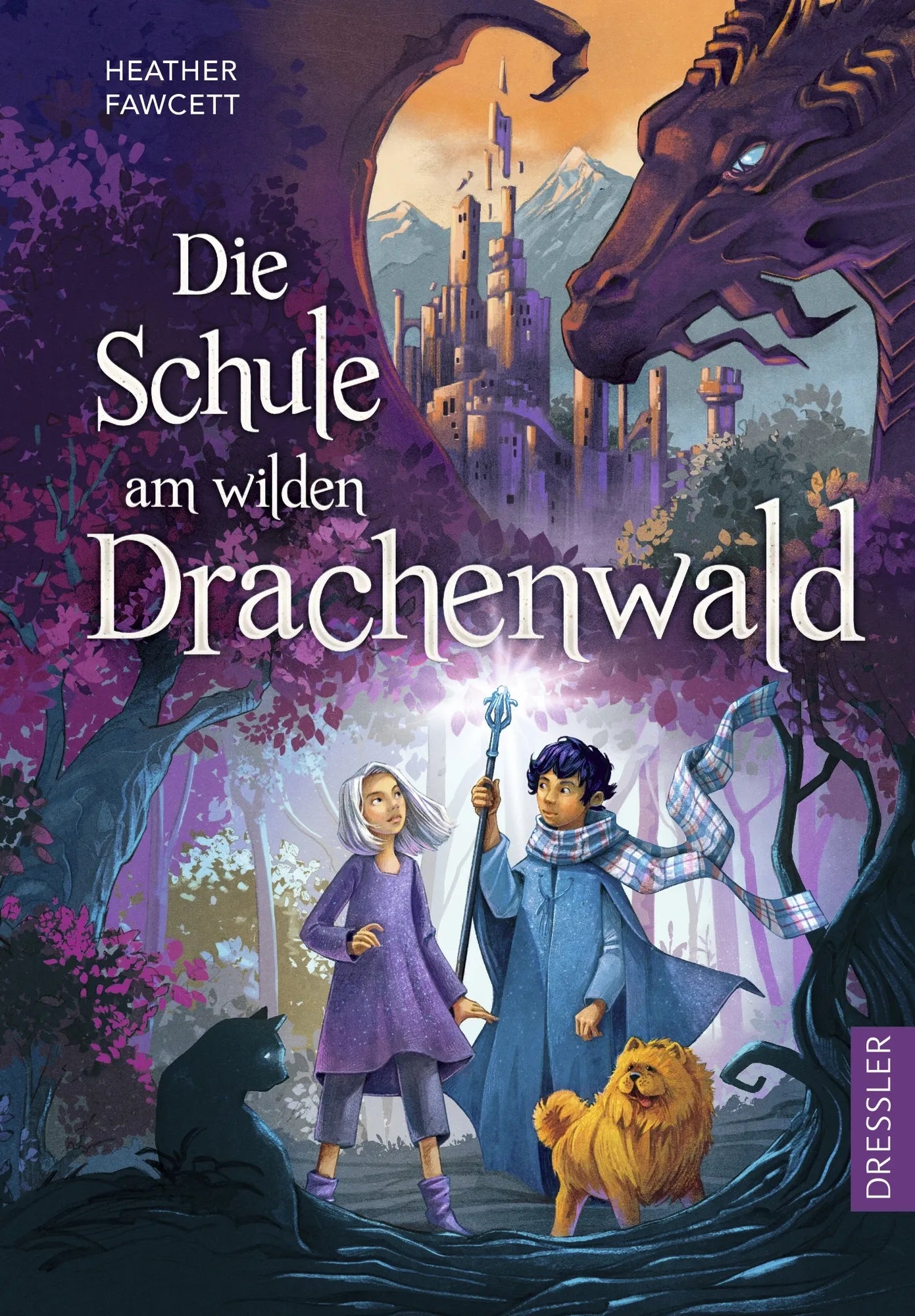 Cover: Die Schule am wilden Drachenwald (Hardcover) von Heather Fawcett